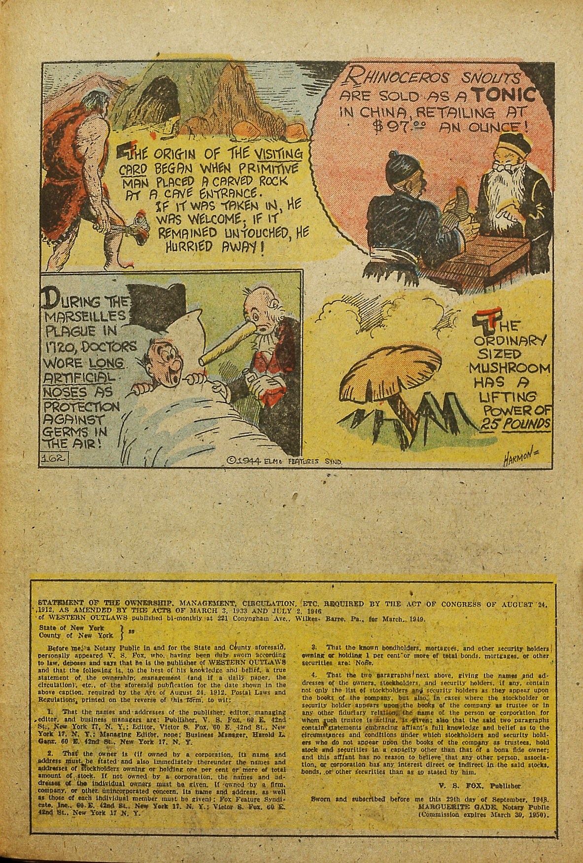 Read online Western Outlaws (1948) comic -  Issue #20 - 33