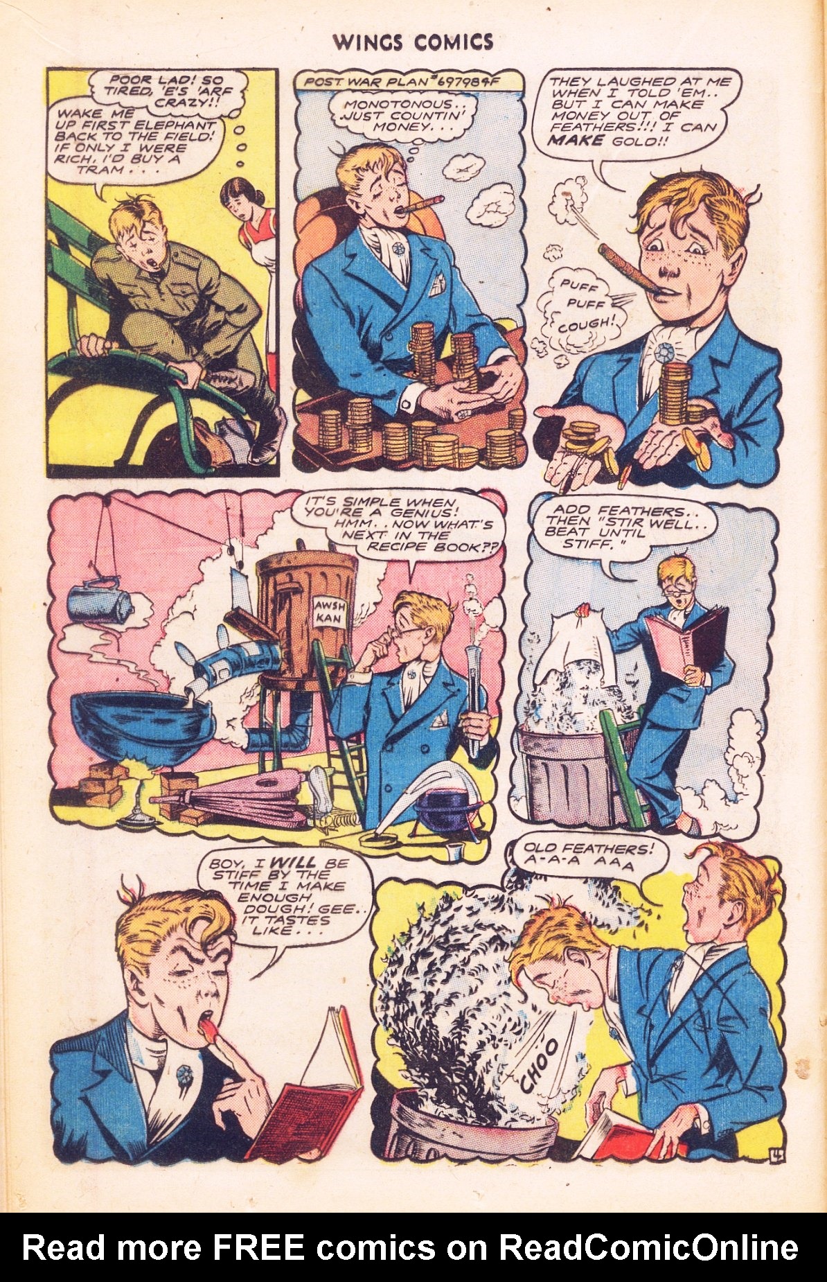 Read online Wings Comics comic -  Issue #58 - 16