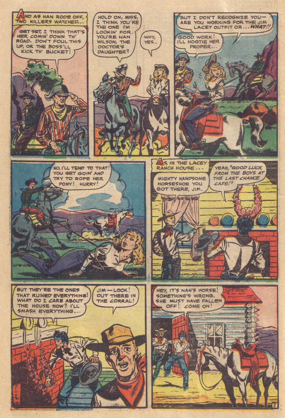 Read online Cowgirl Romances (1950) comic -  Issue #6 - 22