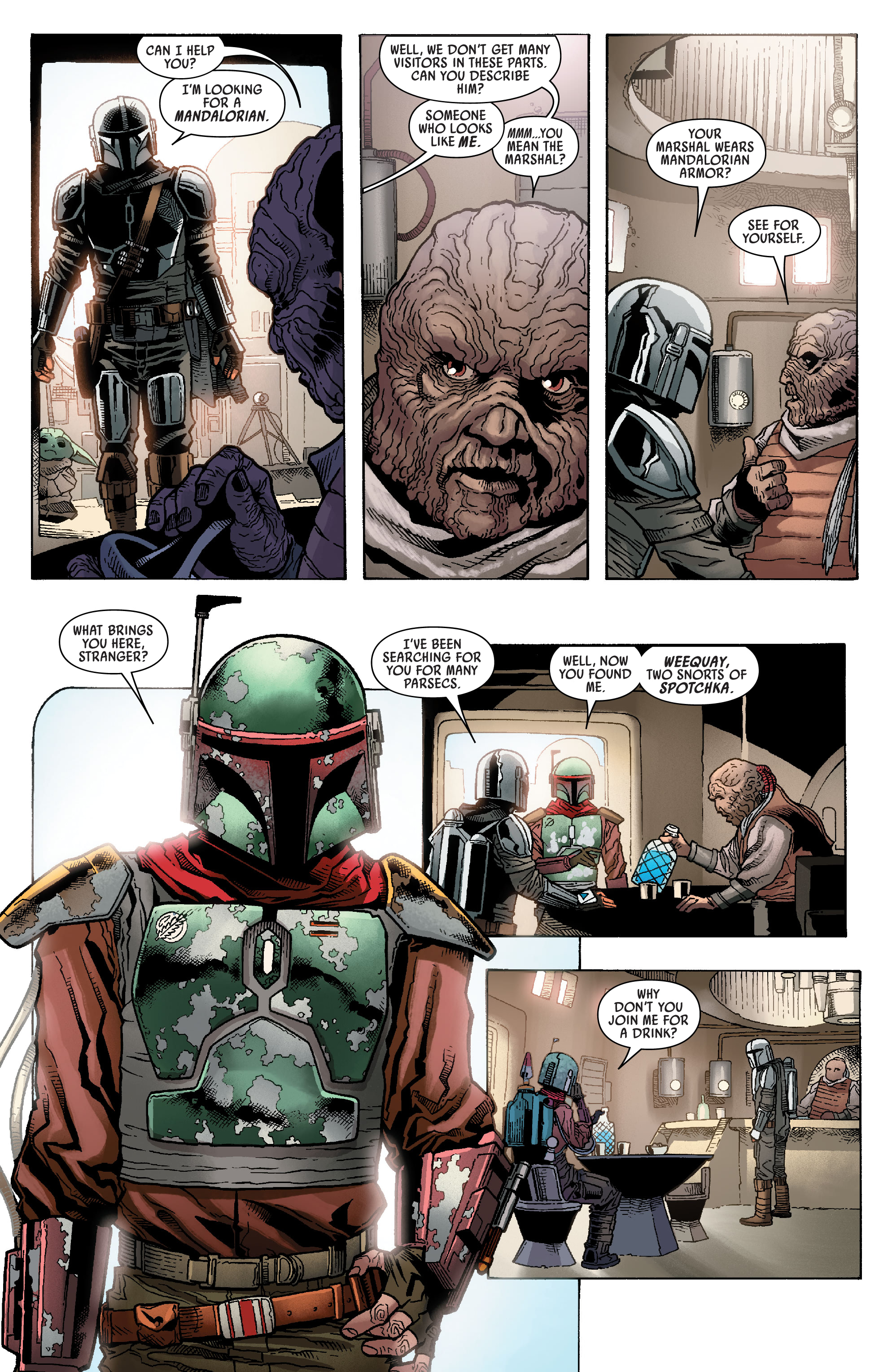 Read online Star Wars: The Mandalorian Season 2 comic -  Issue #1 - 14