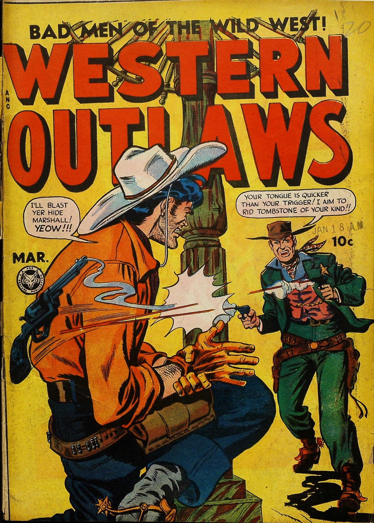 Read online Western Outlaws (1948) comic -  Issue #20 - 1