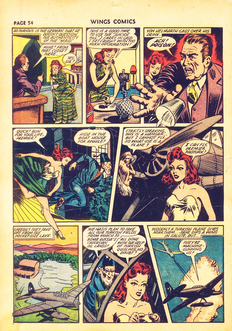 Read online Wings Comics comic -  Issue #28 - 56