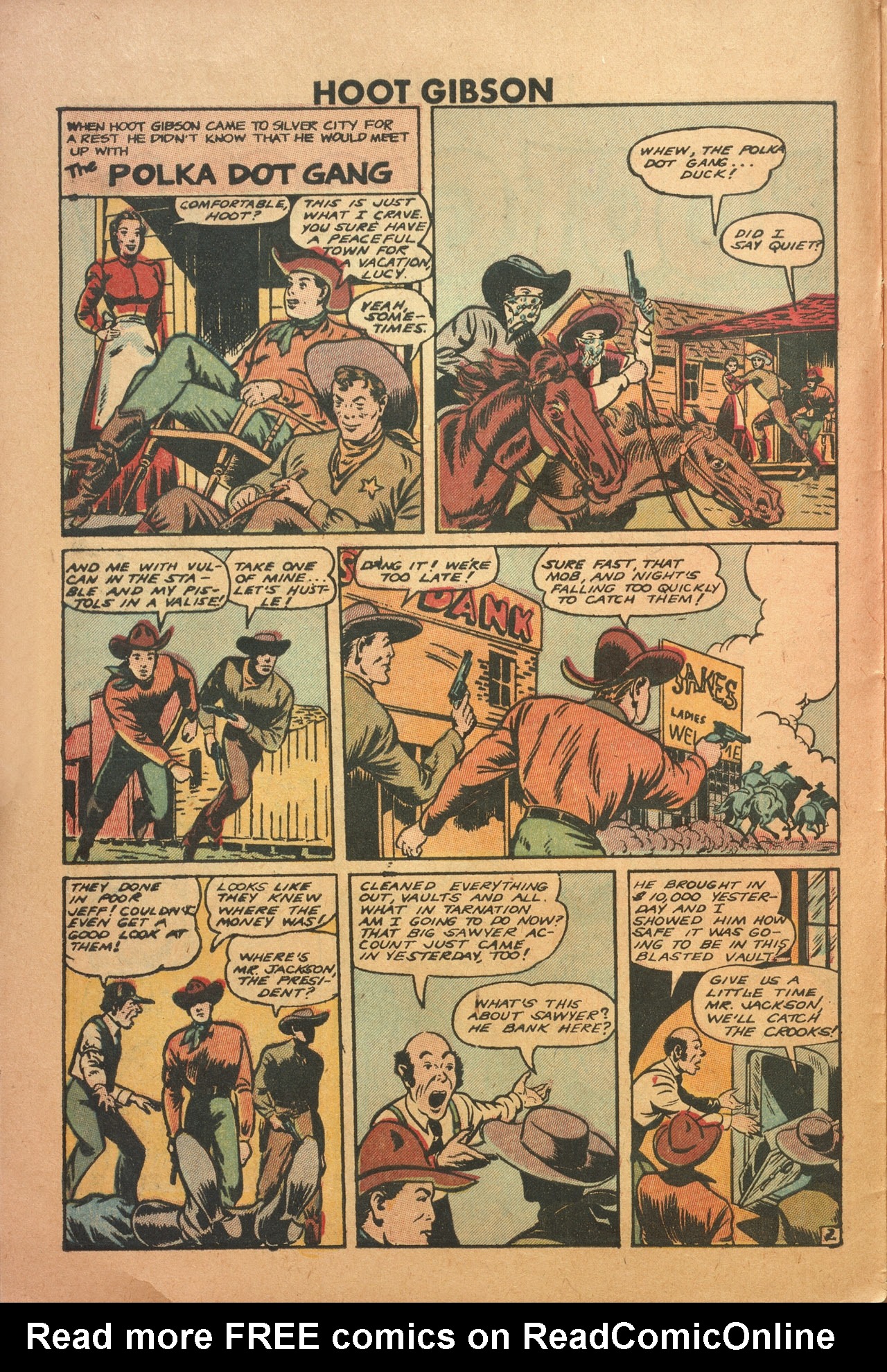 Read online Hoot Gibson comic -  Issue #1 - 8