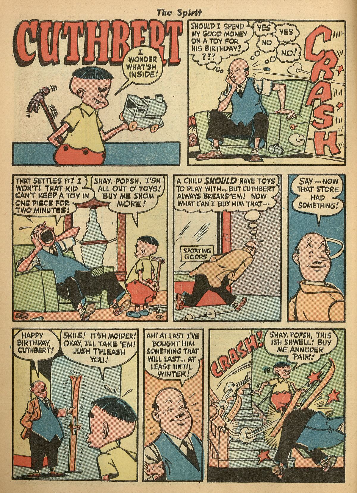 Read online The Spirit (1944) comic -  Issue #4 - 10