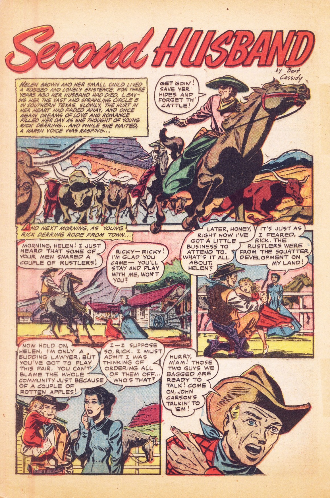 Read online Cowgirl Romances (1950) comic -  Issue #9 - 20