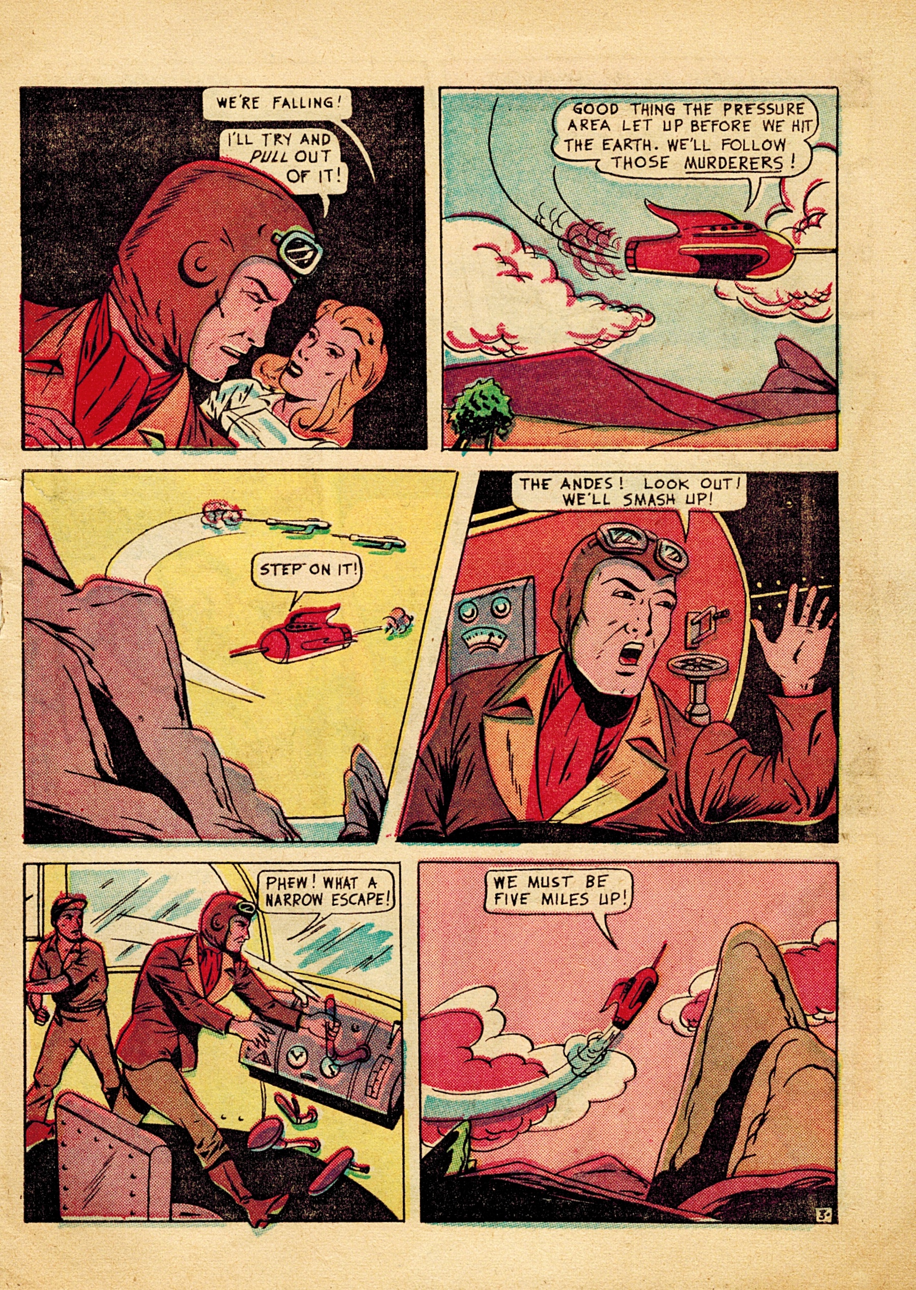 Read online Rocket Kelly (1945) comic -  Issue #3 - 5