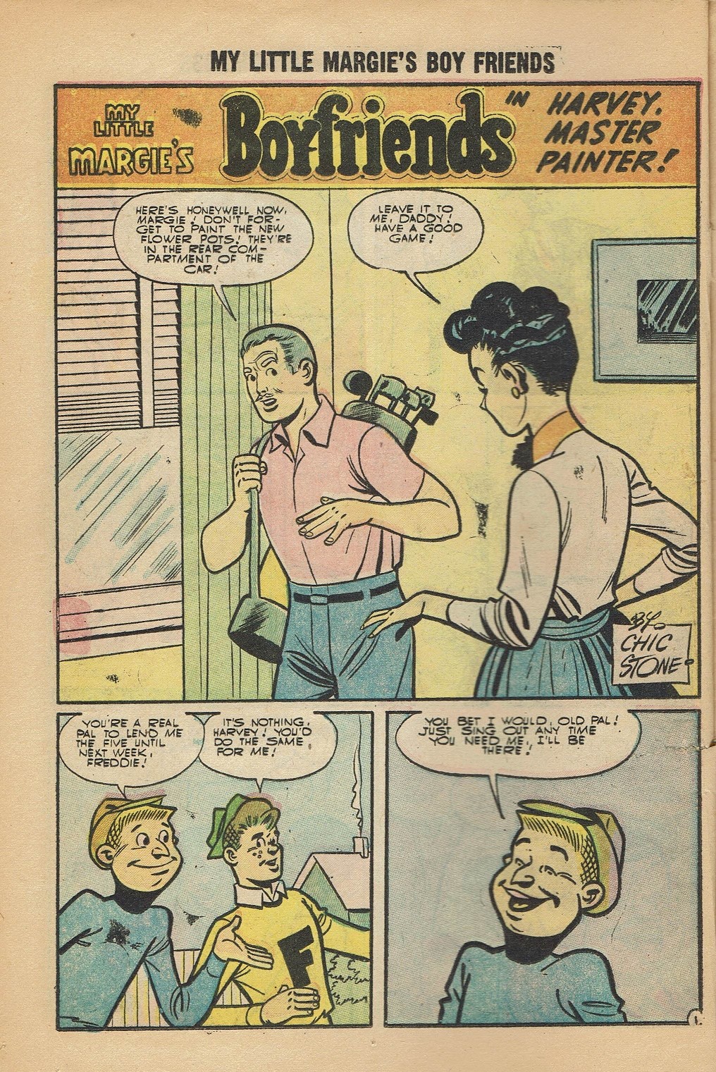 Read online My Little Margie's Boy Friends comic -  Issue #2 - 12