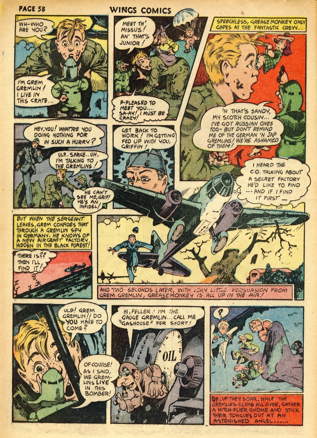 Read online Wings Comics comic -  Issue #32 - 60