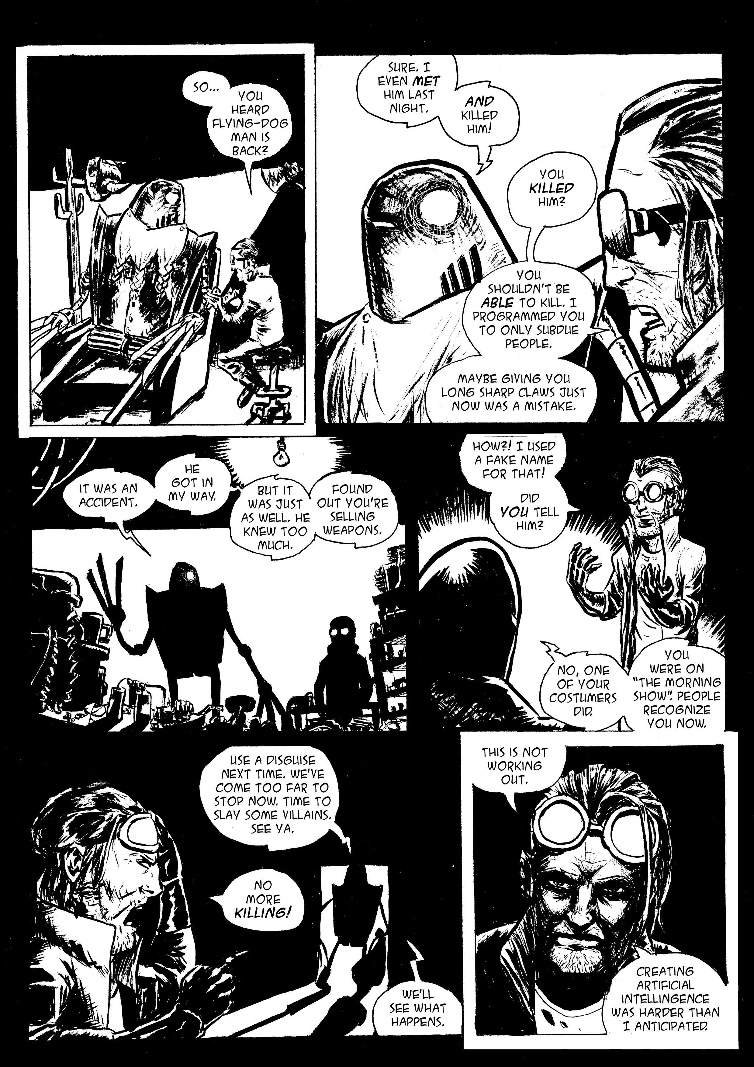 Read online Flying-Dog Man comic -  Issue #2 - 16