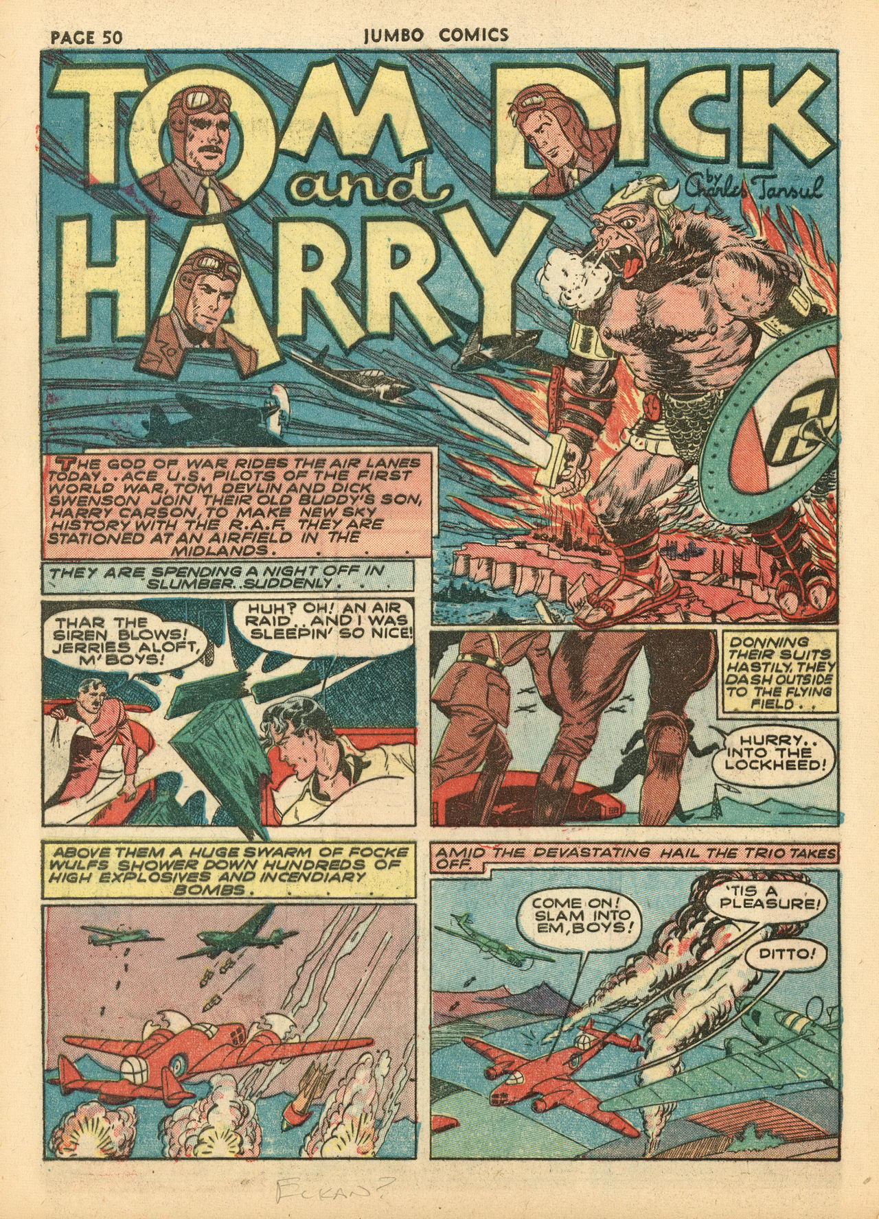 Read online Jumbo Comics comic -  Issue #29 - 52