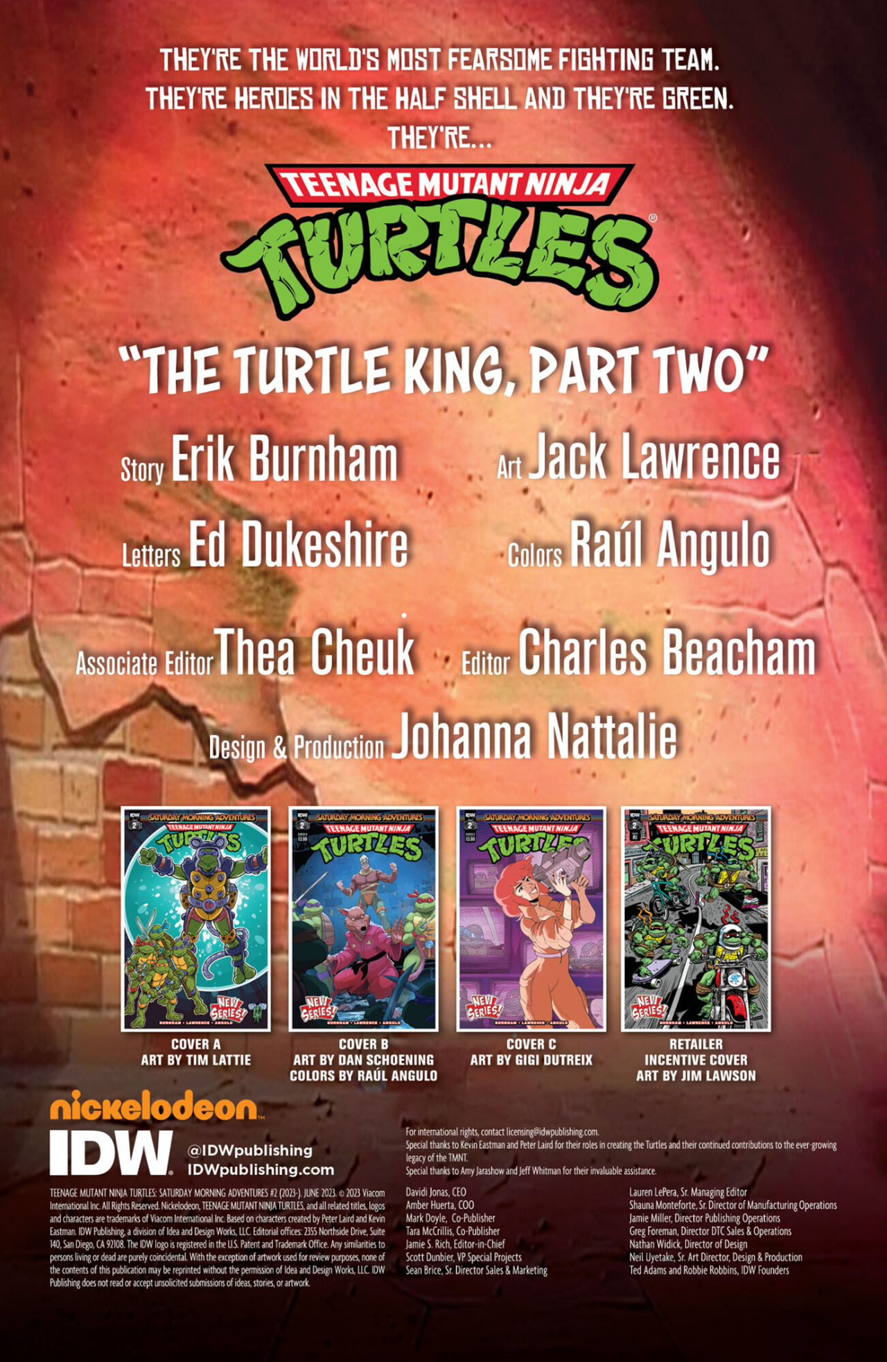 Read online Teenage Mutant Ninja Turtles: Saturday Morning Adventures Continued comic -  Issue #2 - 2