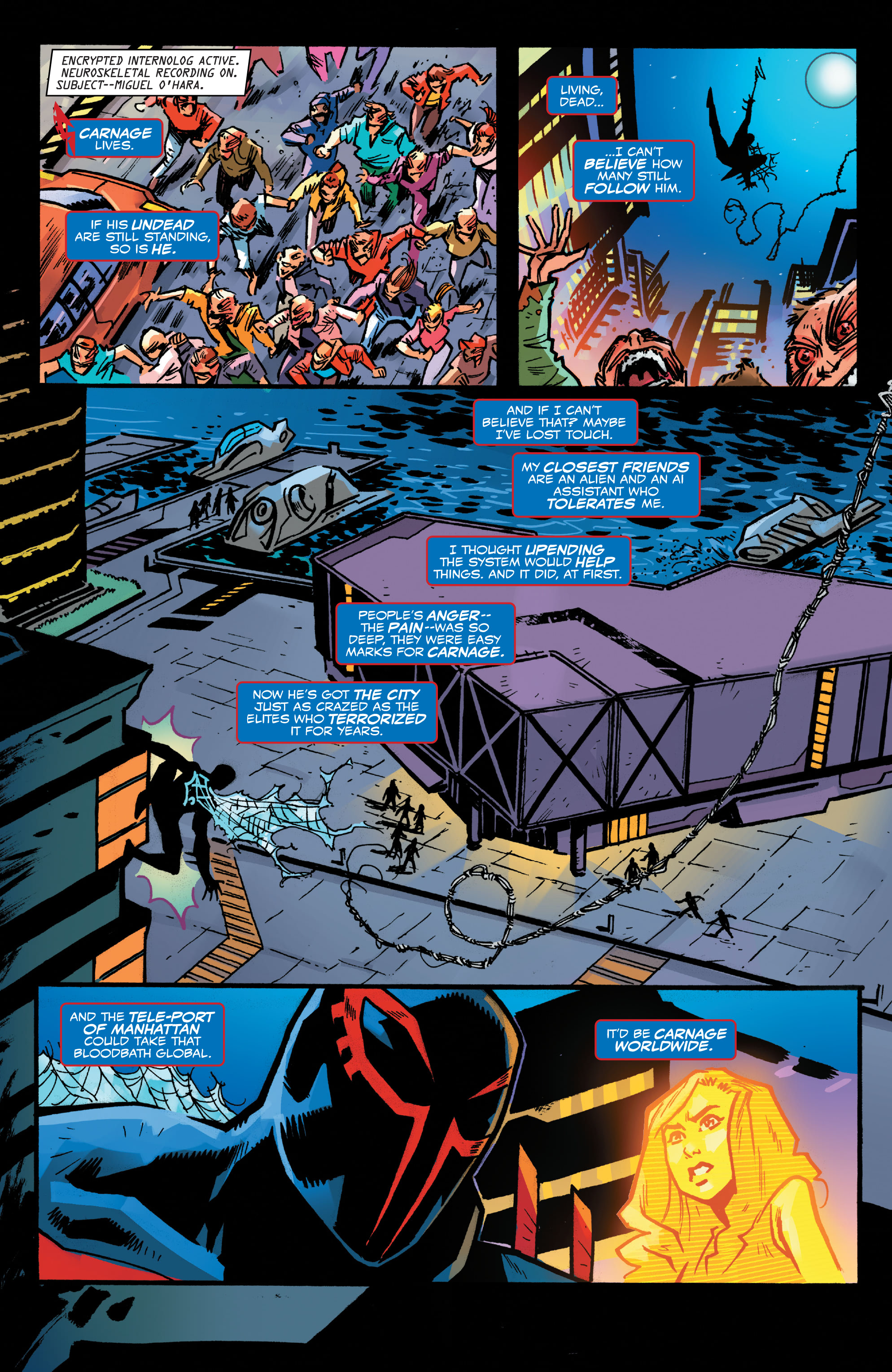 Read online Spider-Man 2099: Dark Genesis comic -  Issue #5 - 6