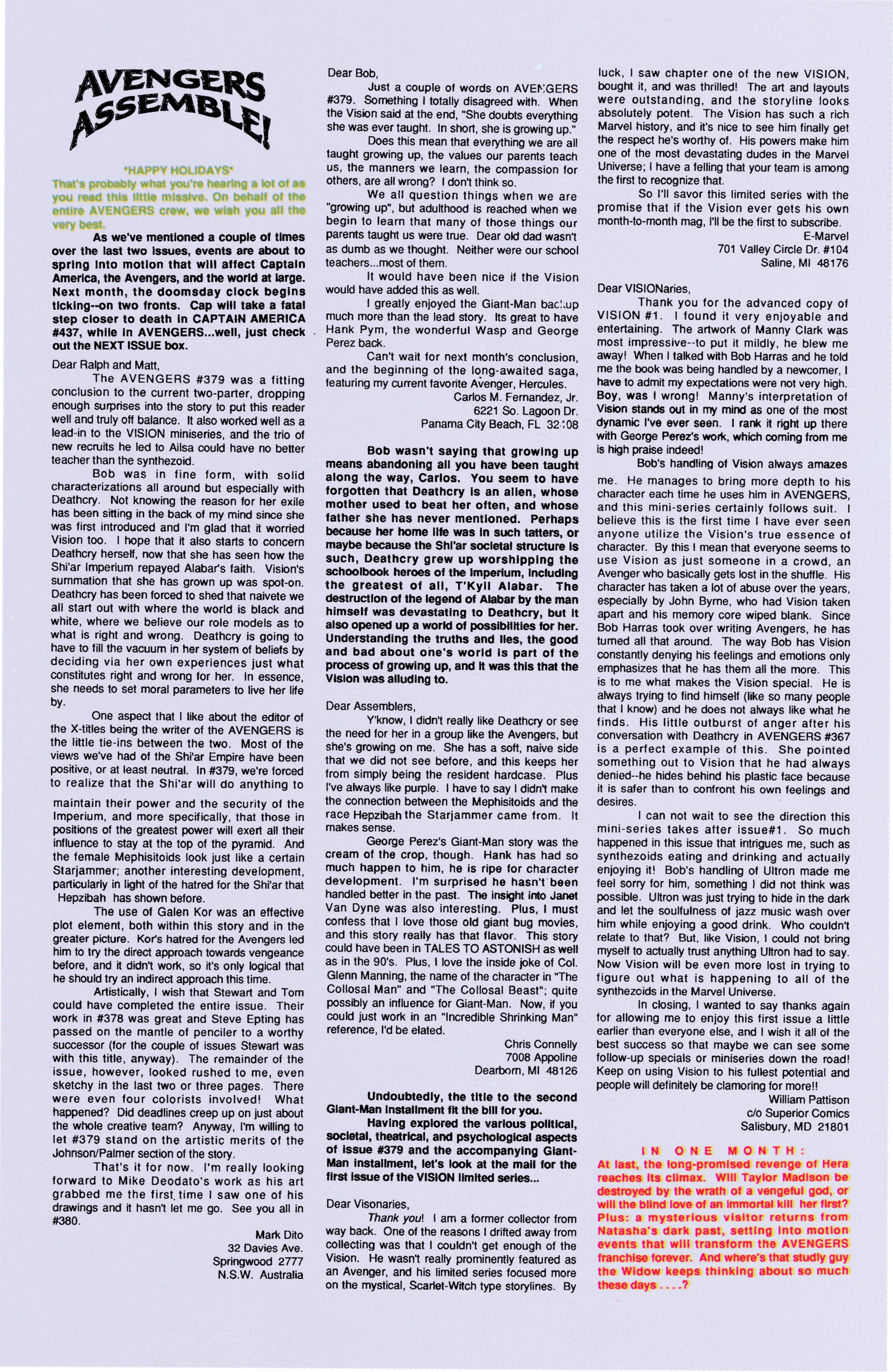 Read online The Avengers (1963) comic -  Issue #383 - 24