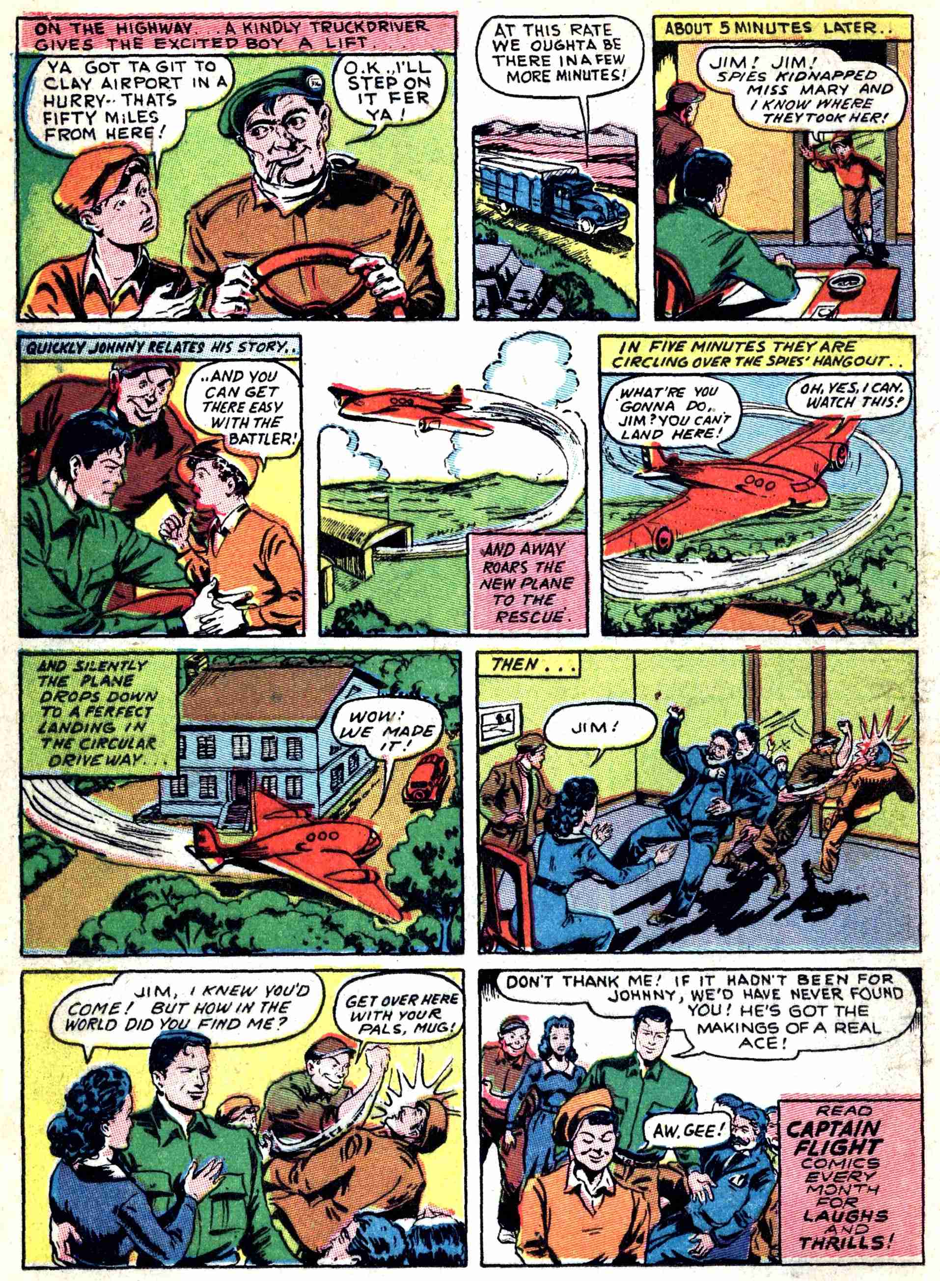 Read online Captain Flight Comics comic -  Issue #5 - 15