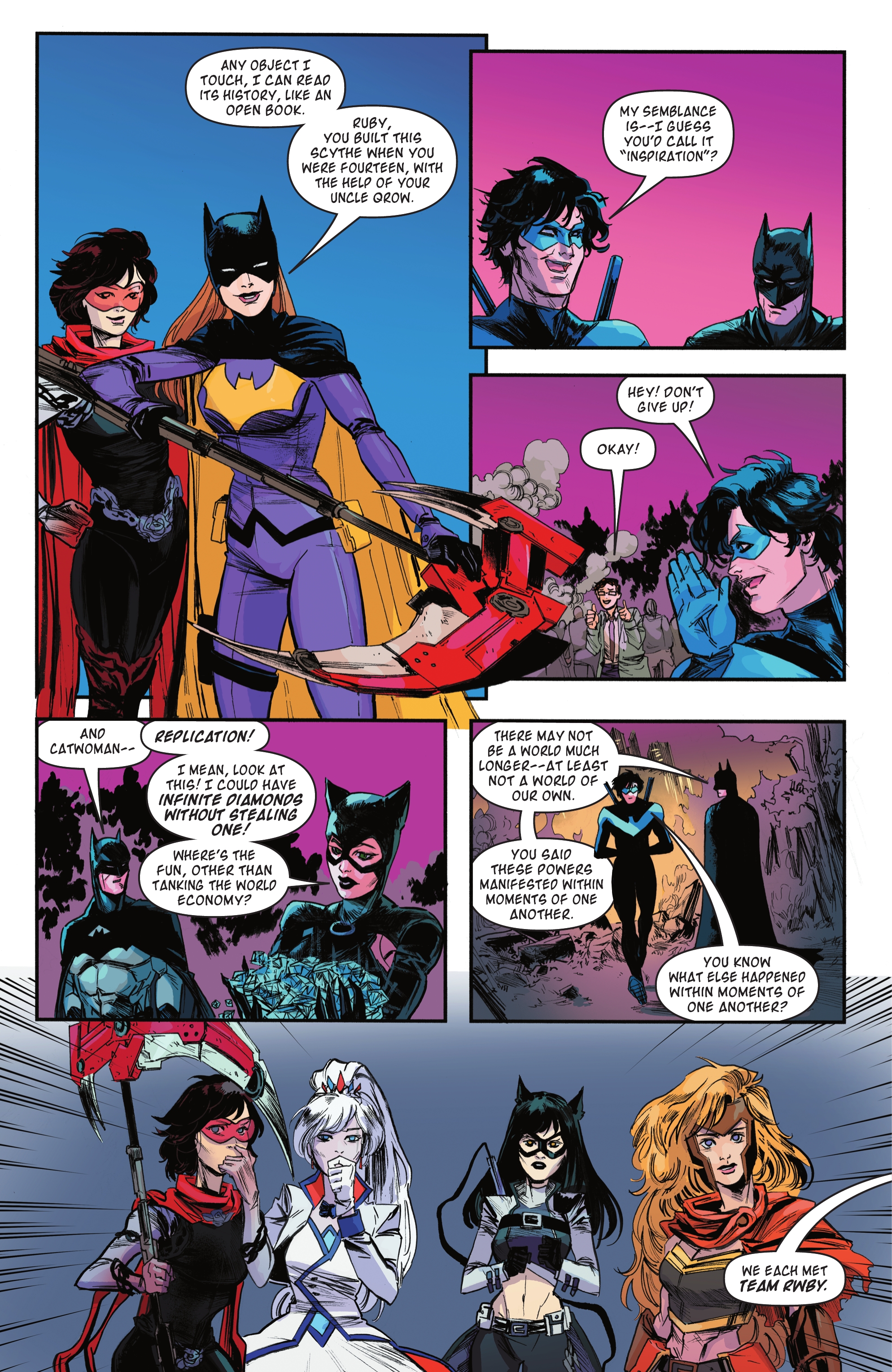 Read online DC/RWBY comic -  Issue #3 - 5