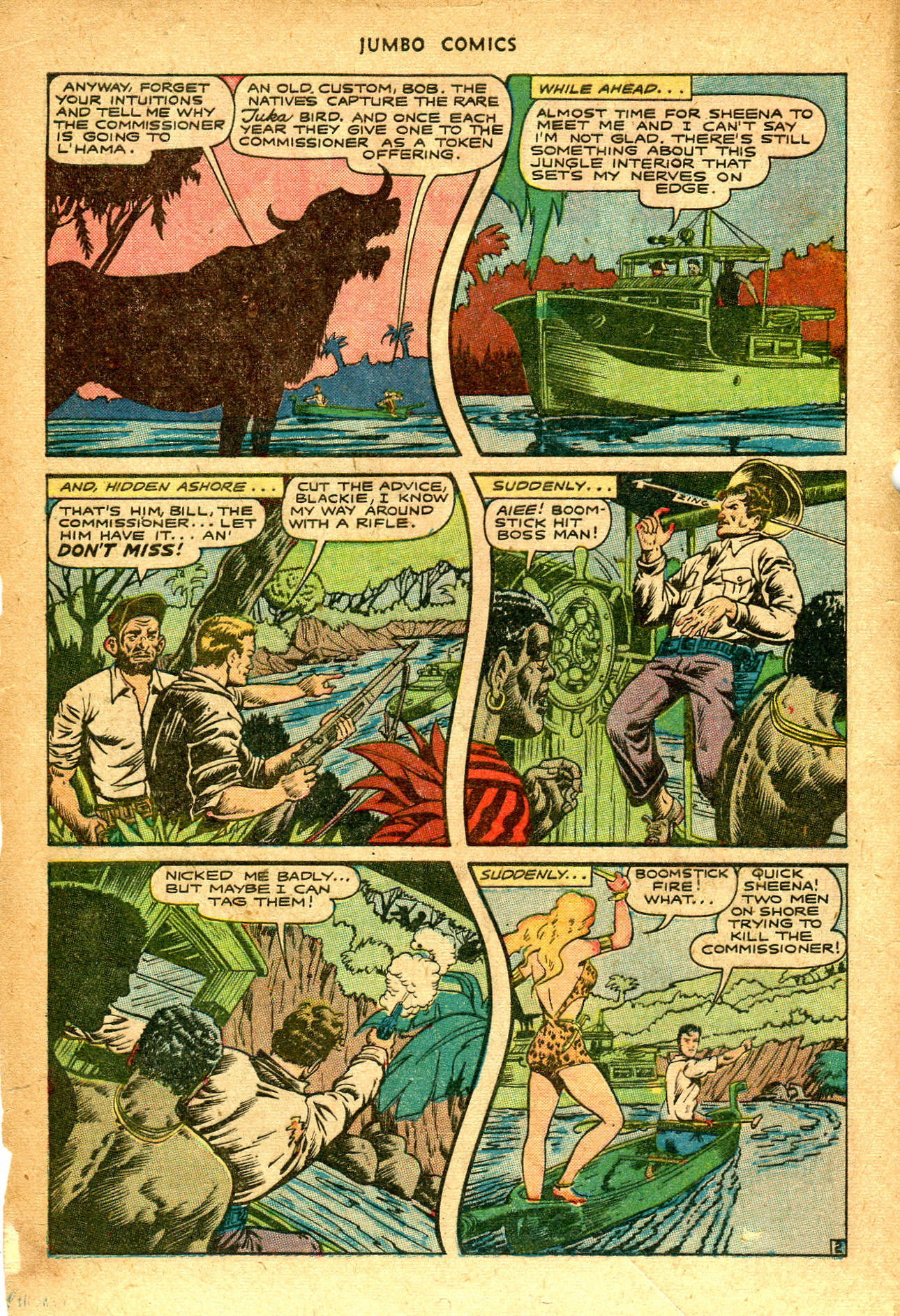 Read online Jumbo Comics comic -  Issue #85 - 6