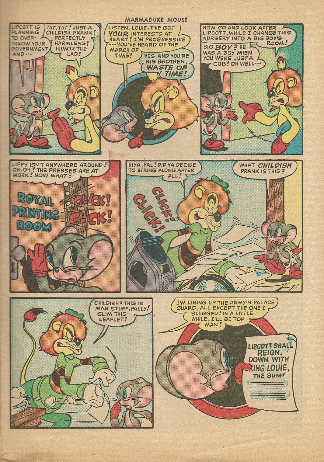 Read online Marmaduke Mouse comic -  Issue #16 - 7