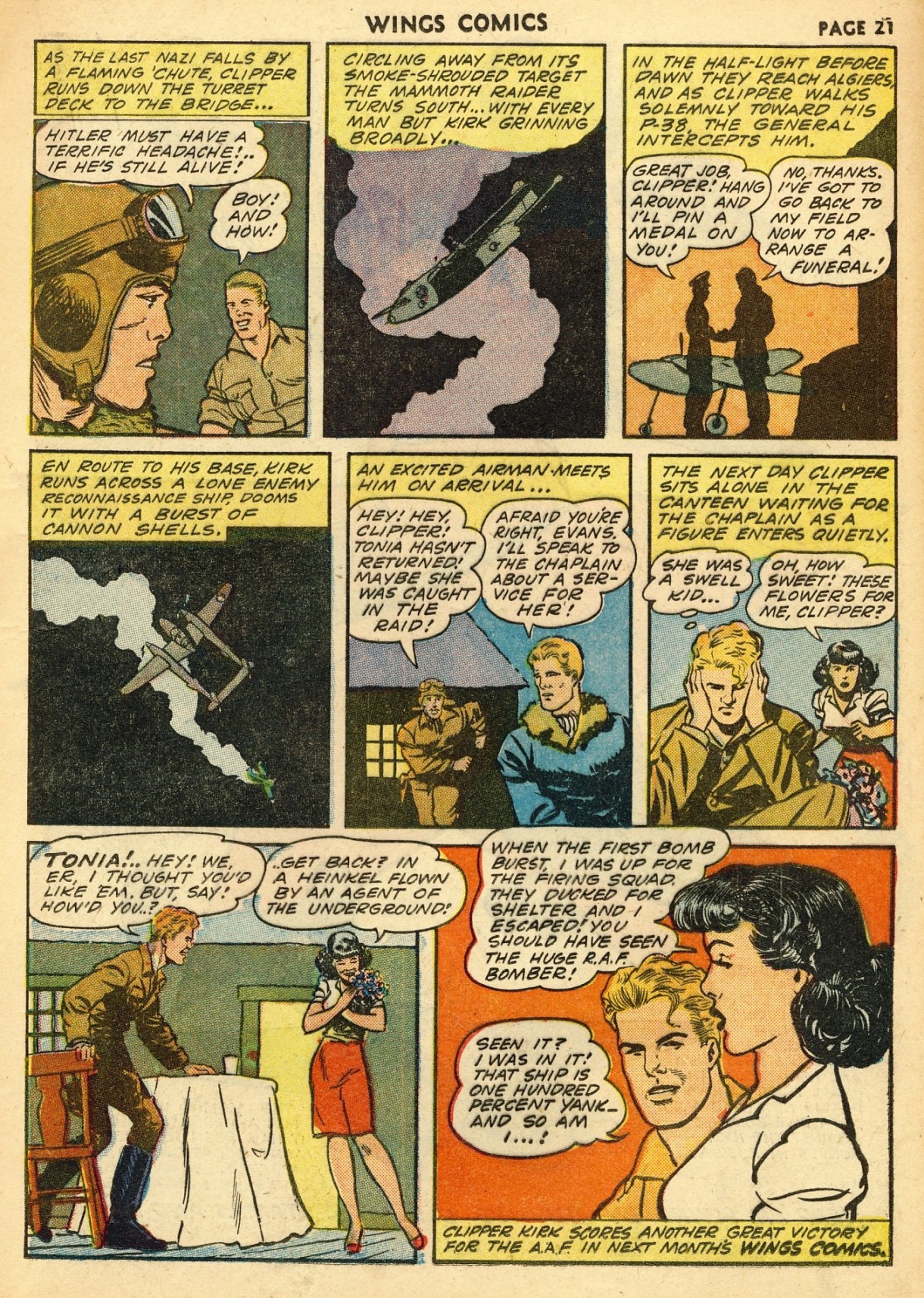 Read online Wings Comics comic -  Issue #32 - 23