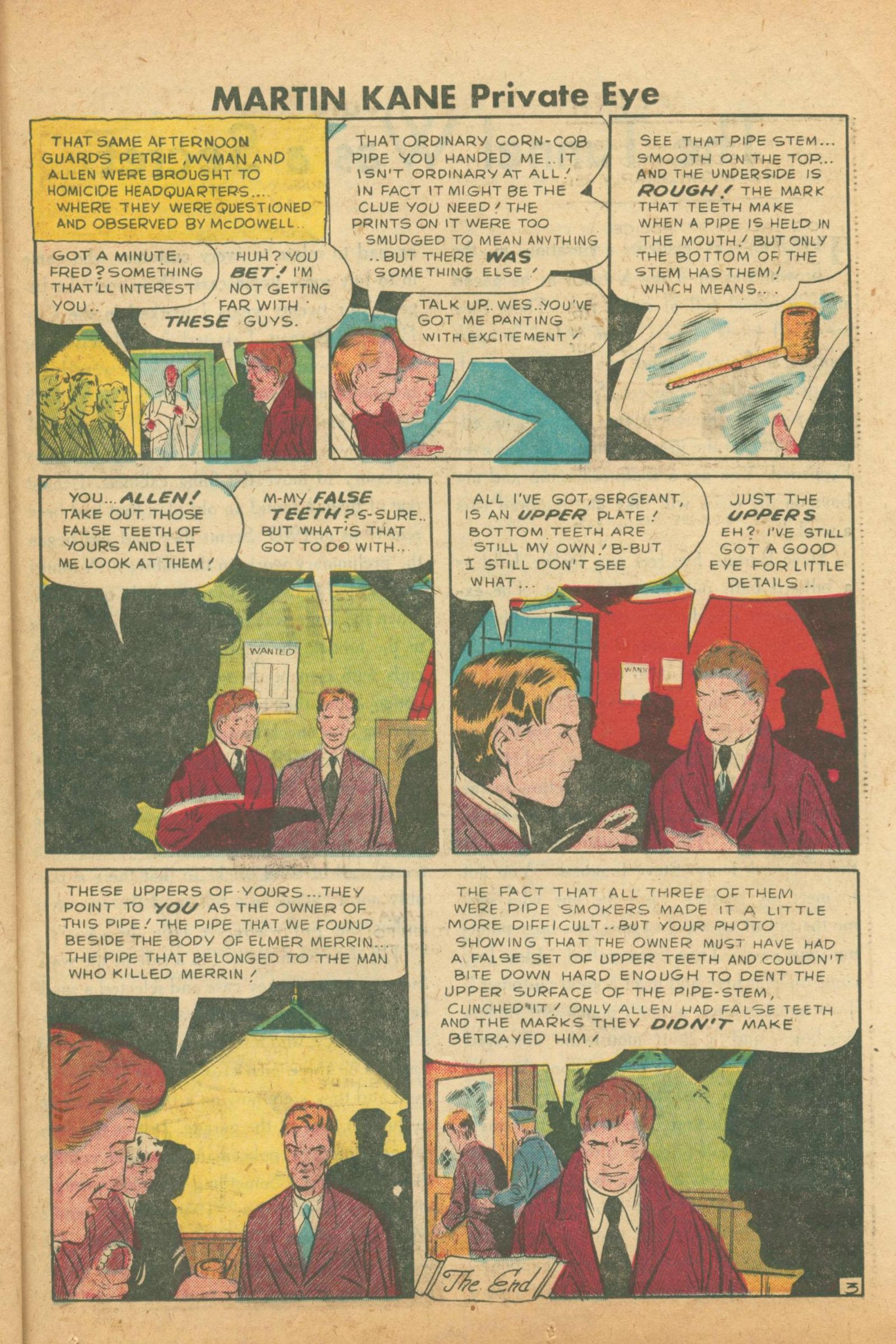 Read online Martin Kane, Private Eye comic -  Issue #2 - 25