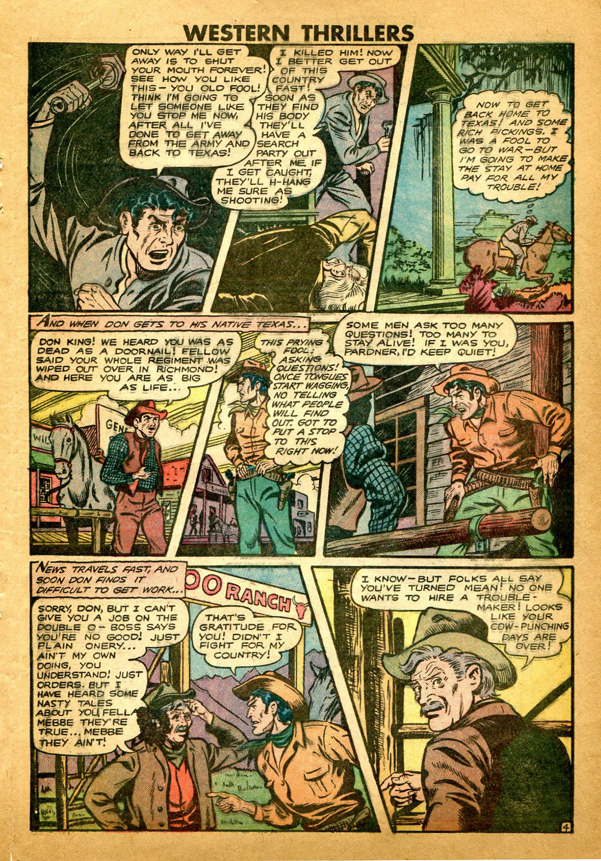 Read online Western Thrillers (1948) comic -  Issue #5 - 15