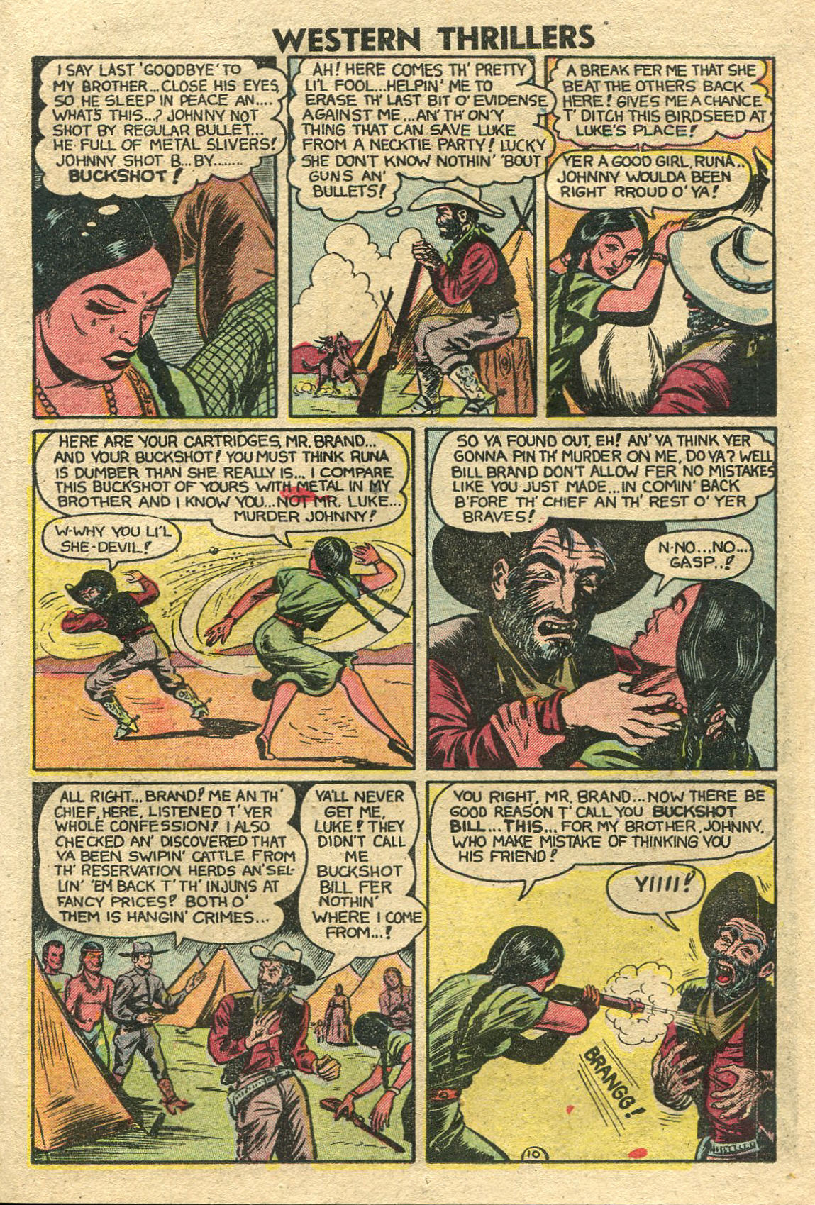 Read online Western Thrillers (1948) comic -  Issue #3 - 11