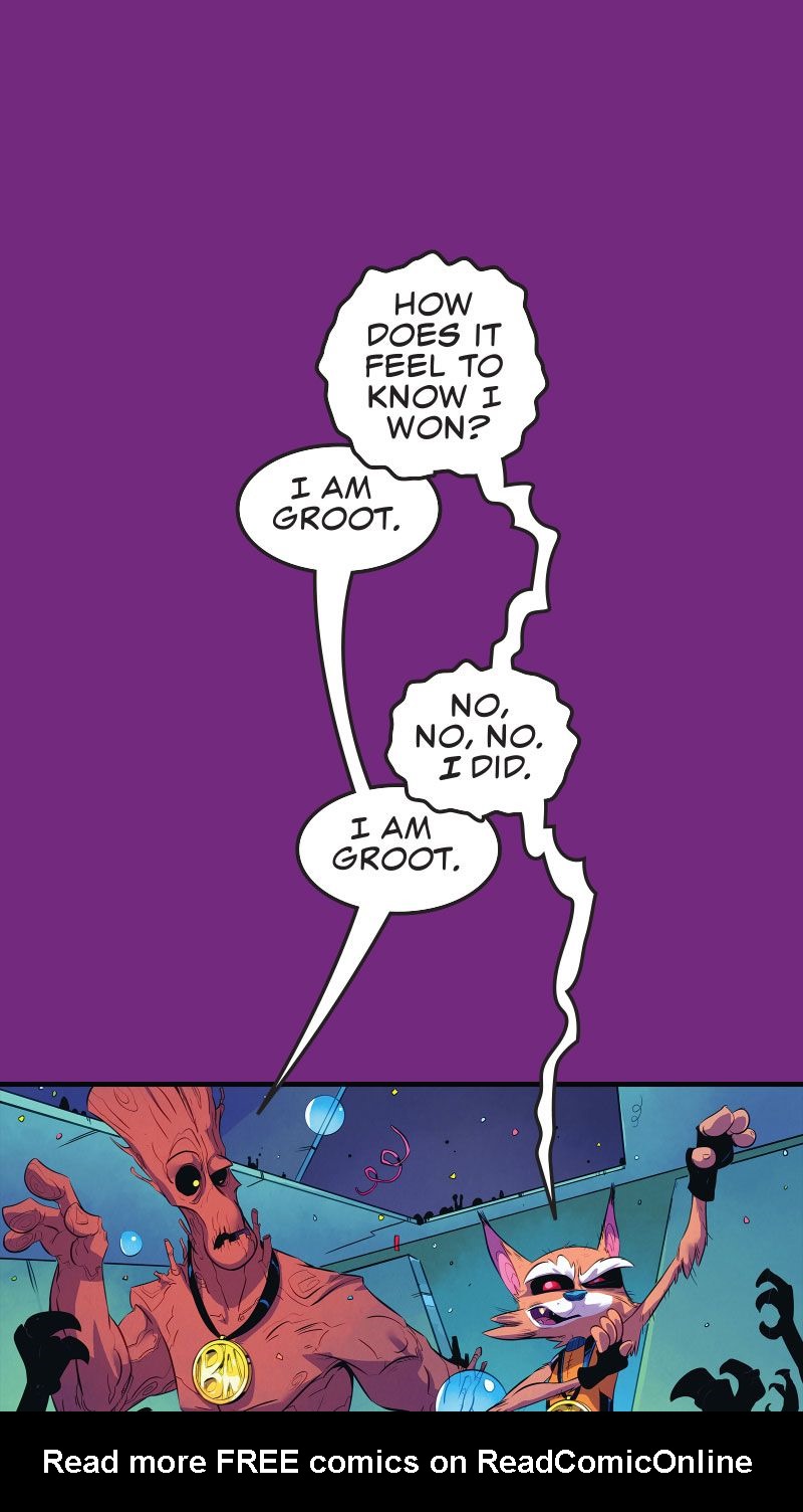 Read online Rocket Raccoon & Groot: Tall Tails Infinity Comic comic -  Issue #12 - 42