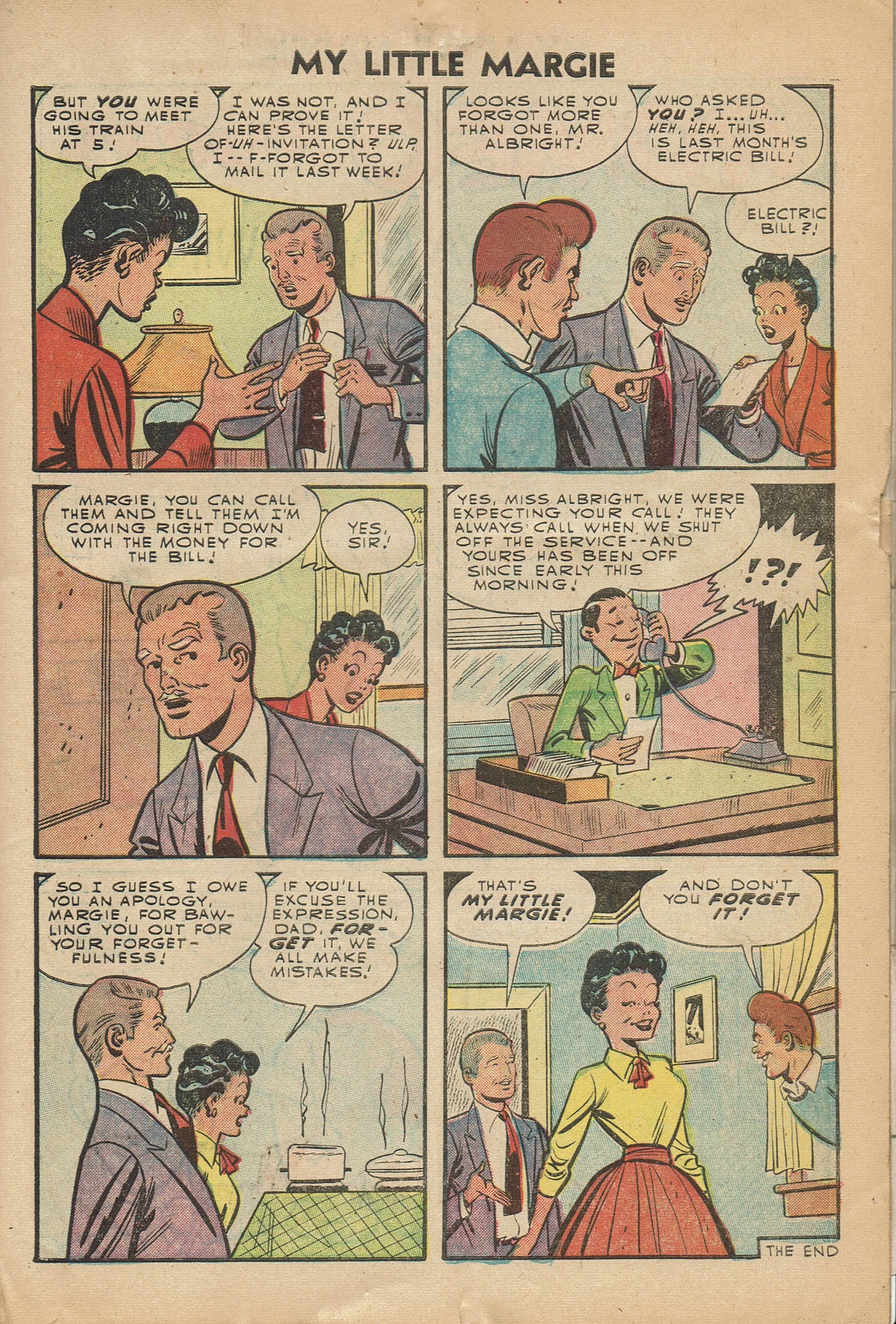 Read online My Little Margie (1954) comic -  Issue #9 - 27