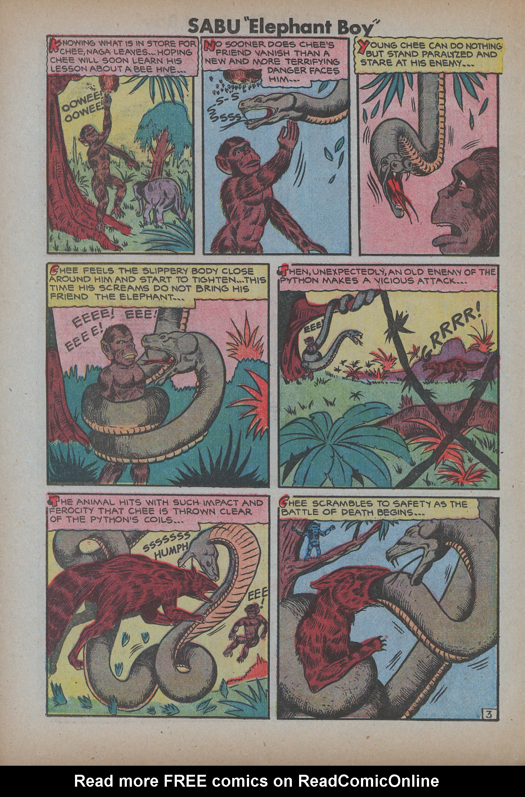 Read online Sabu: Elephant Boy comic -  Issue #1 - 20