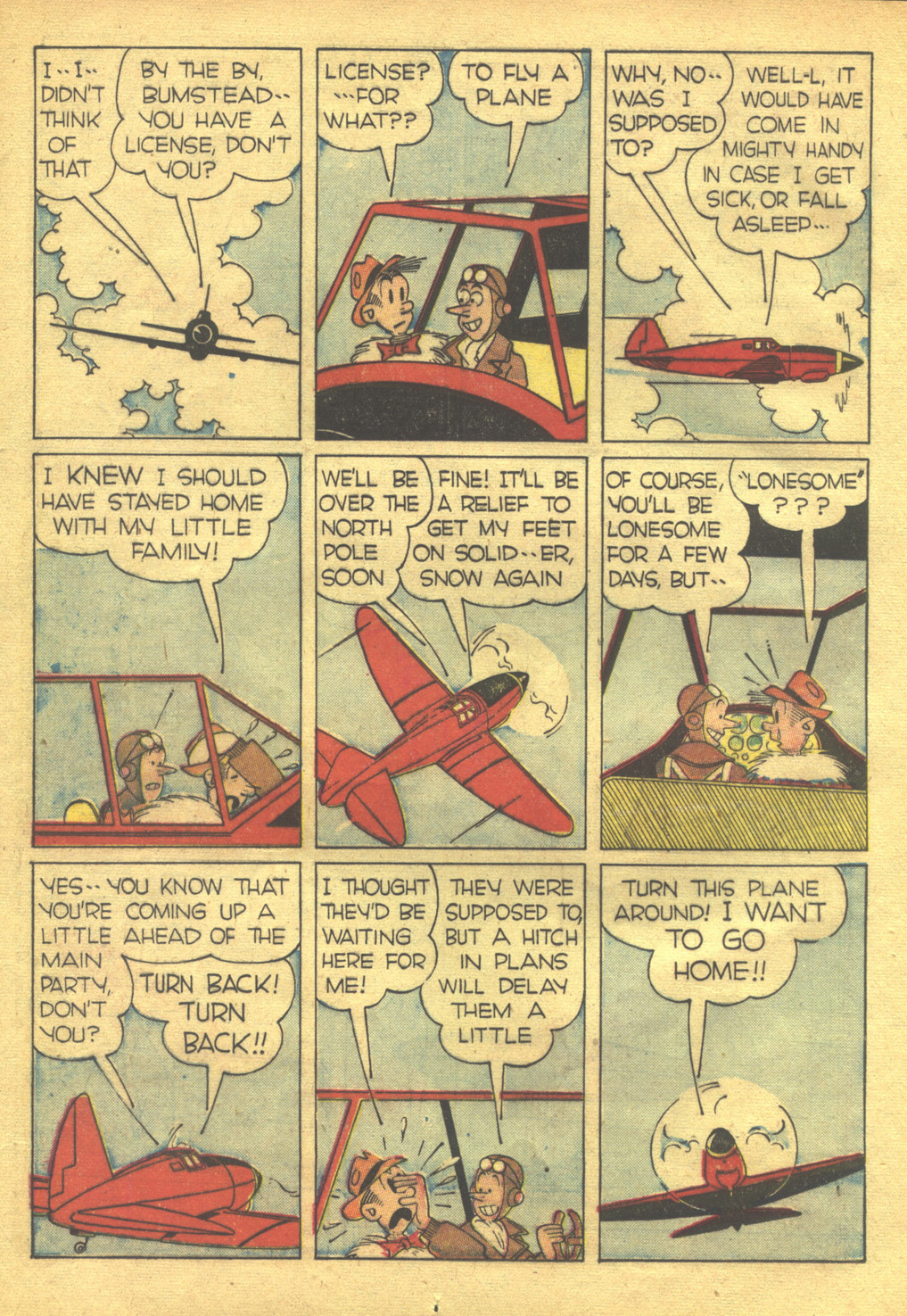 Read online Blondie Comics (1947) comic -  Issue #4 - 12