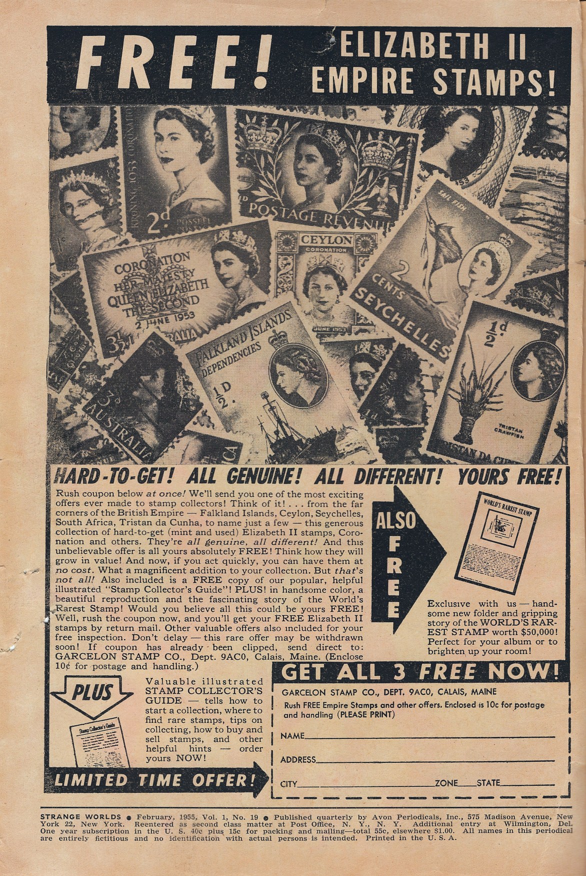 Read online Strange Worlds (1950) comic -  Issue #19 - 2