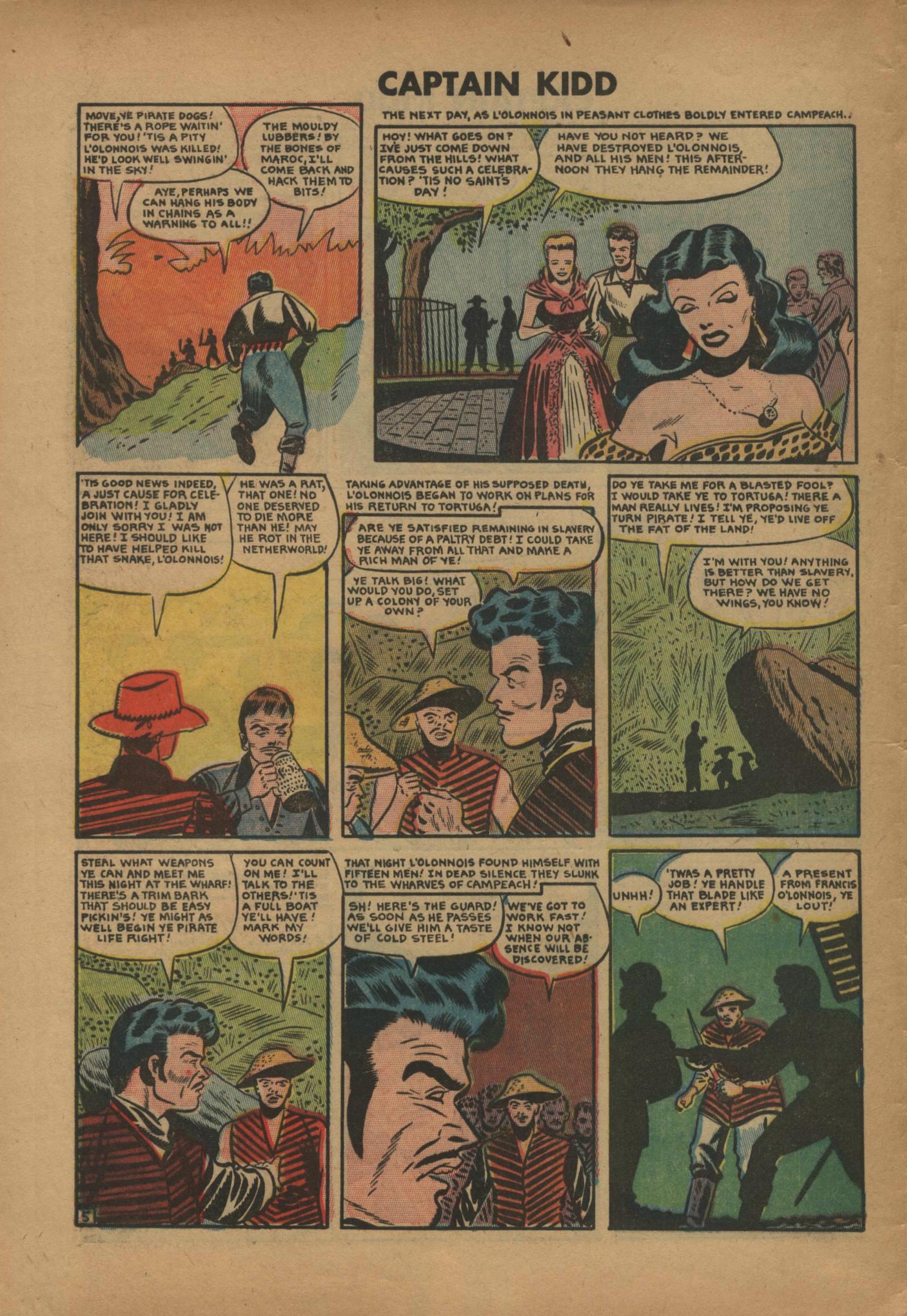 Read online Captain Kidd comic -  Issue #25 - 6