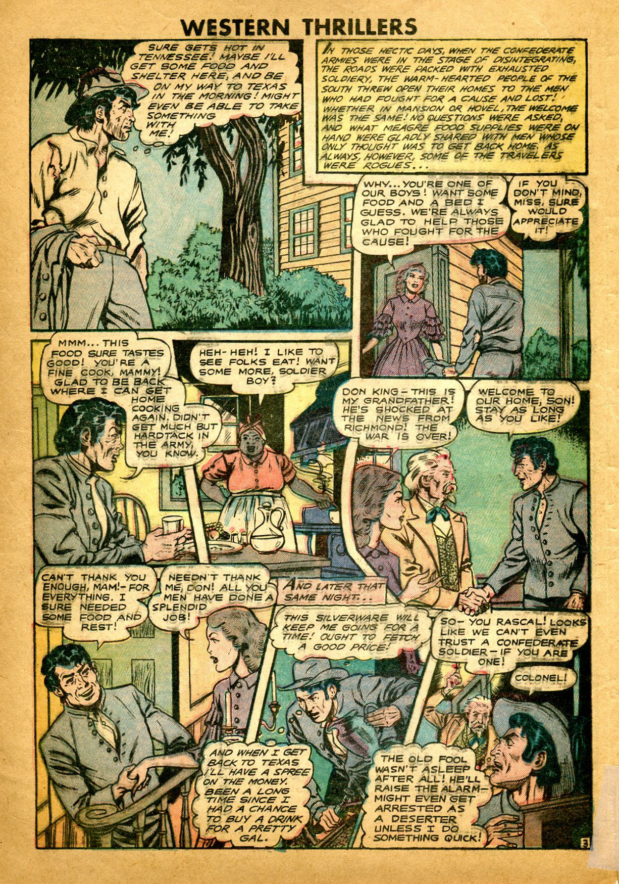 Read online Western Thrillers (1948) comic -  Issue #5 - 14