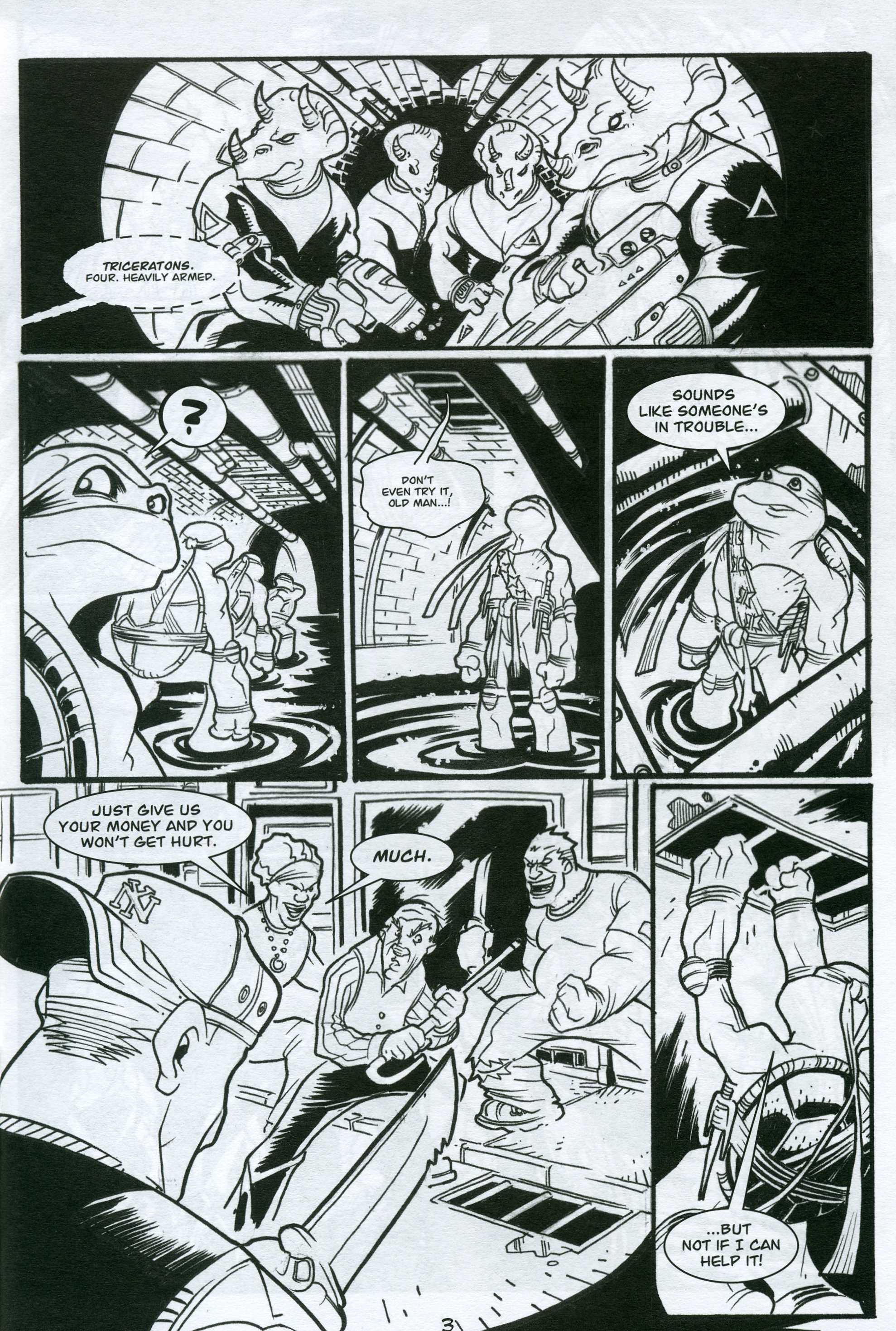 Read online TMNT Movie Prequel comic -  Issue #1 - 5