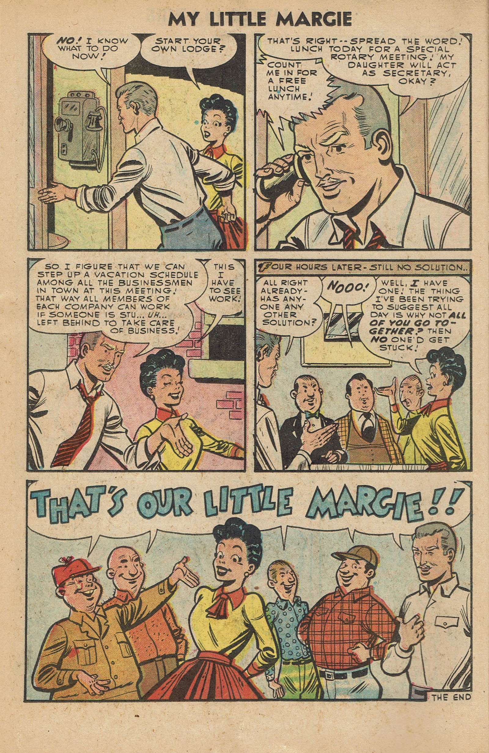 Read online My Little Margie (1954) comic -  Issue #9 - 14