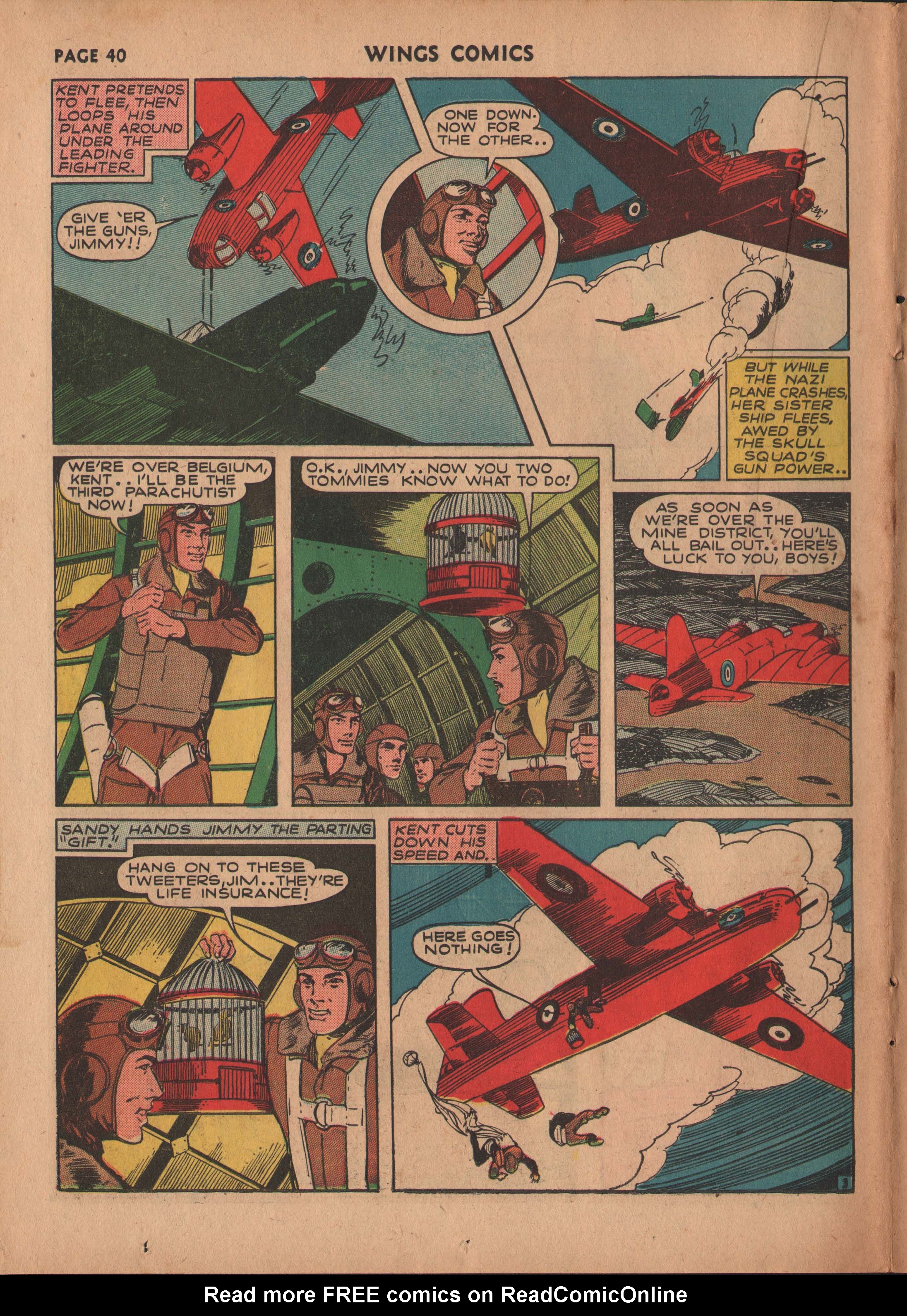 Read online Wings Comics comic -  Issue #13 - 42