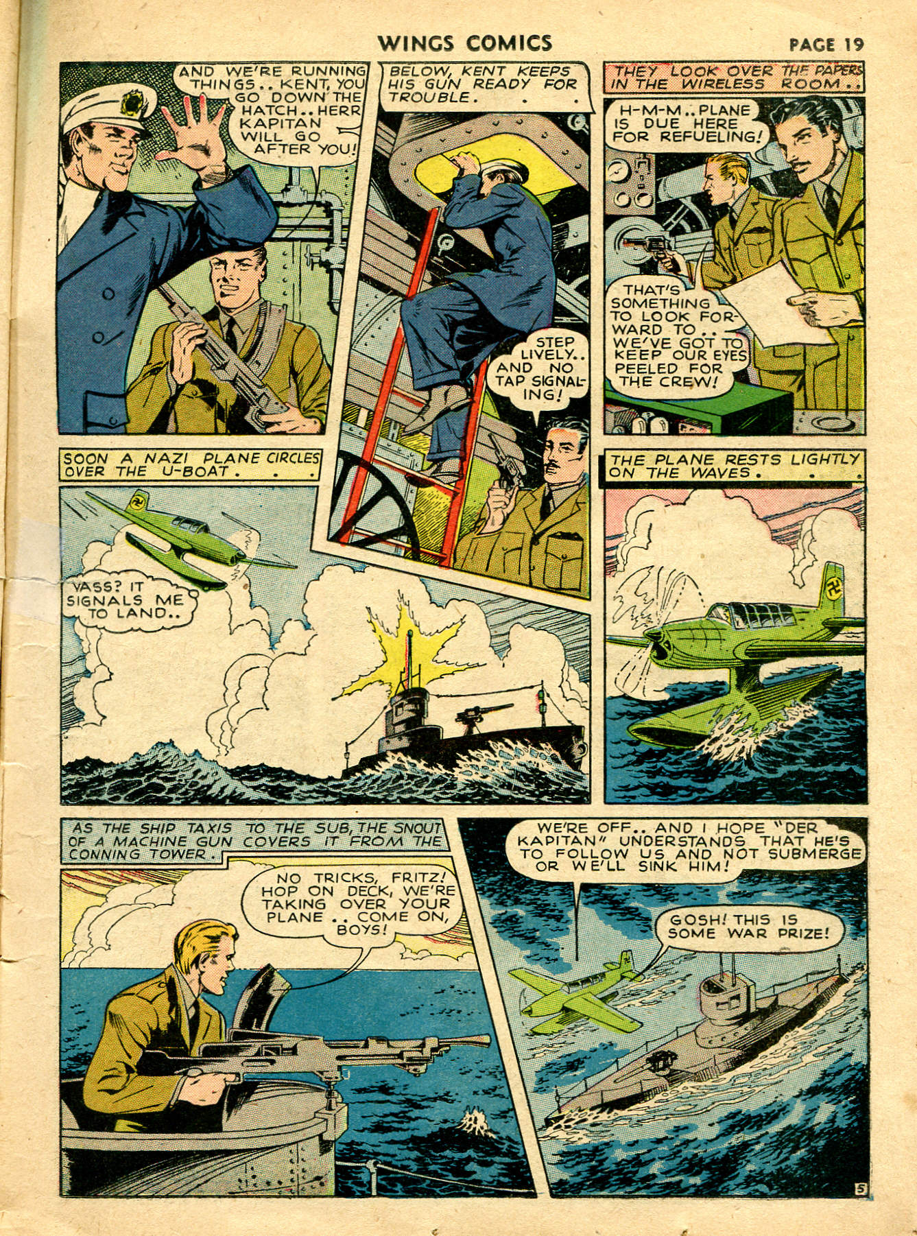 Read online Wings Comics comic -  Issue #15 - 21