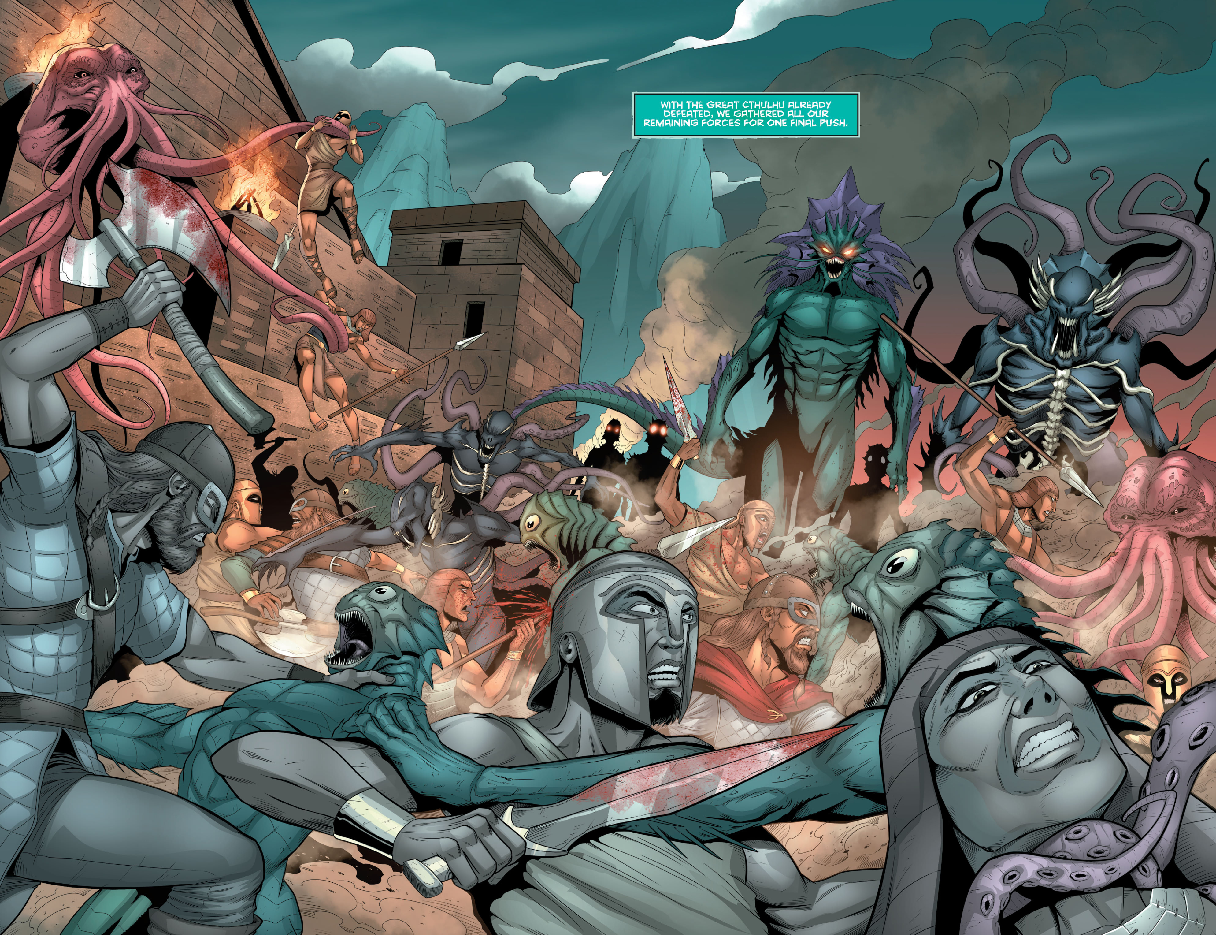 Read online Myths & Legends Quarterly: Dagon comic -  Issue # TPB - 35