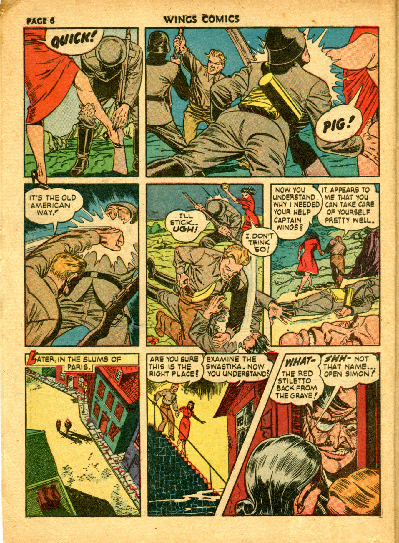 Read online Wings Comics comic -  Issue #19 - 9