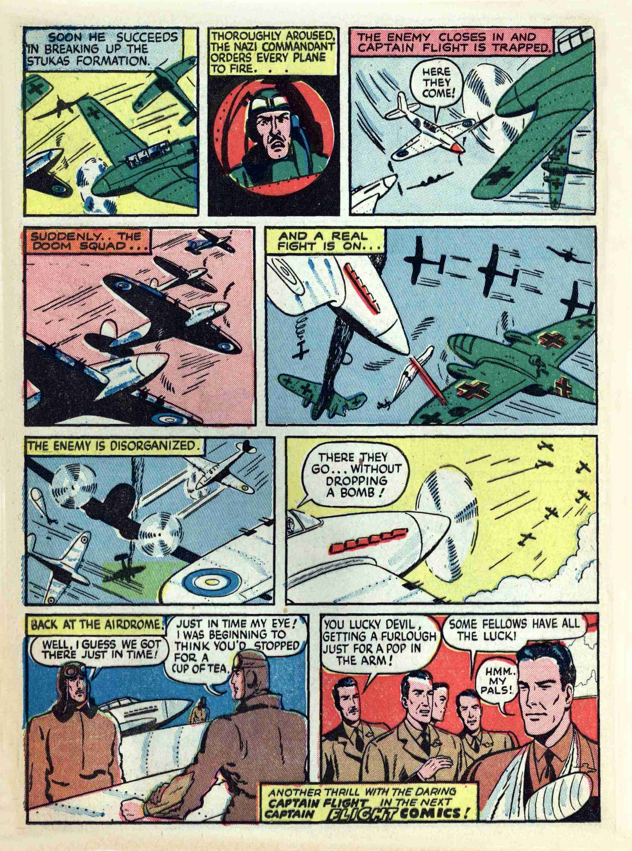 Read online Captain Flight Comics comic -  Issue #4 - 16