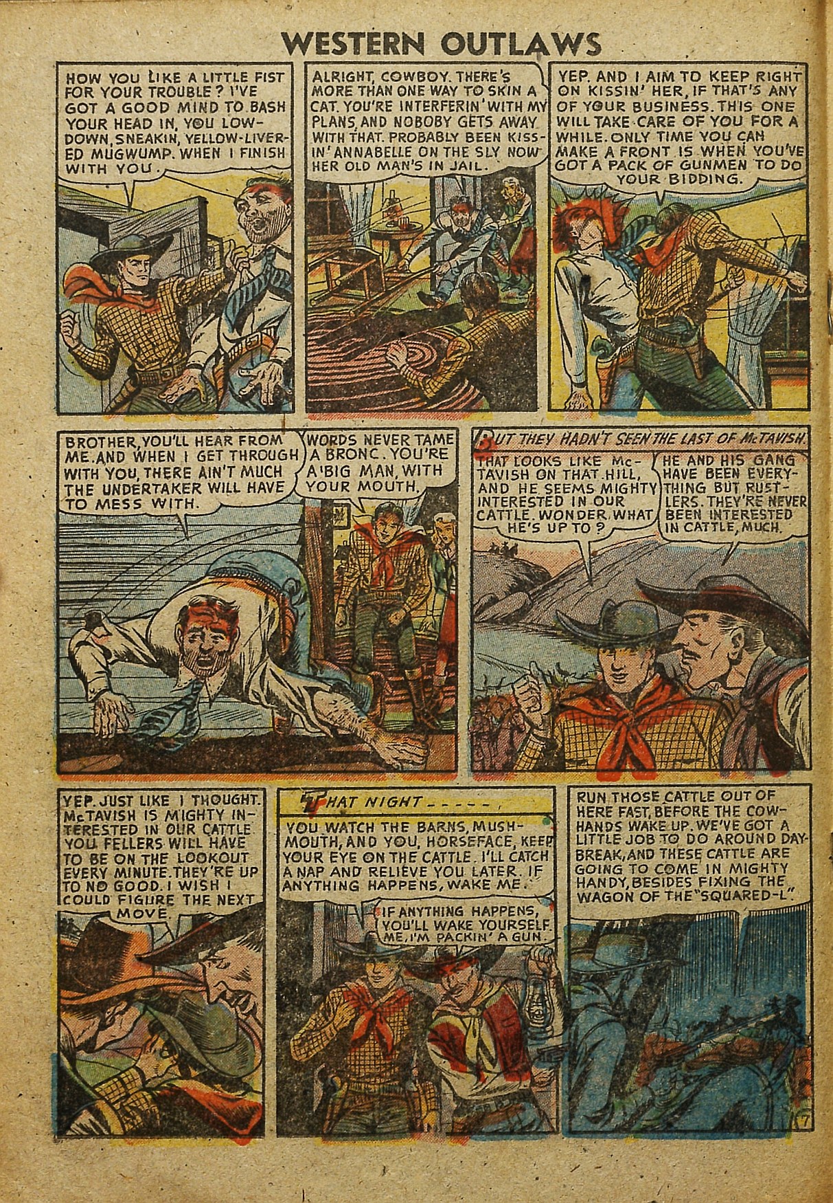 Read online Western Outlaws (1948) comic -  Issue #20 - 18