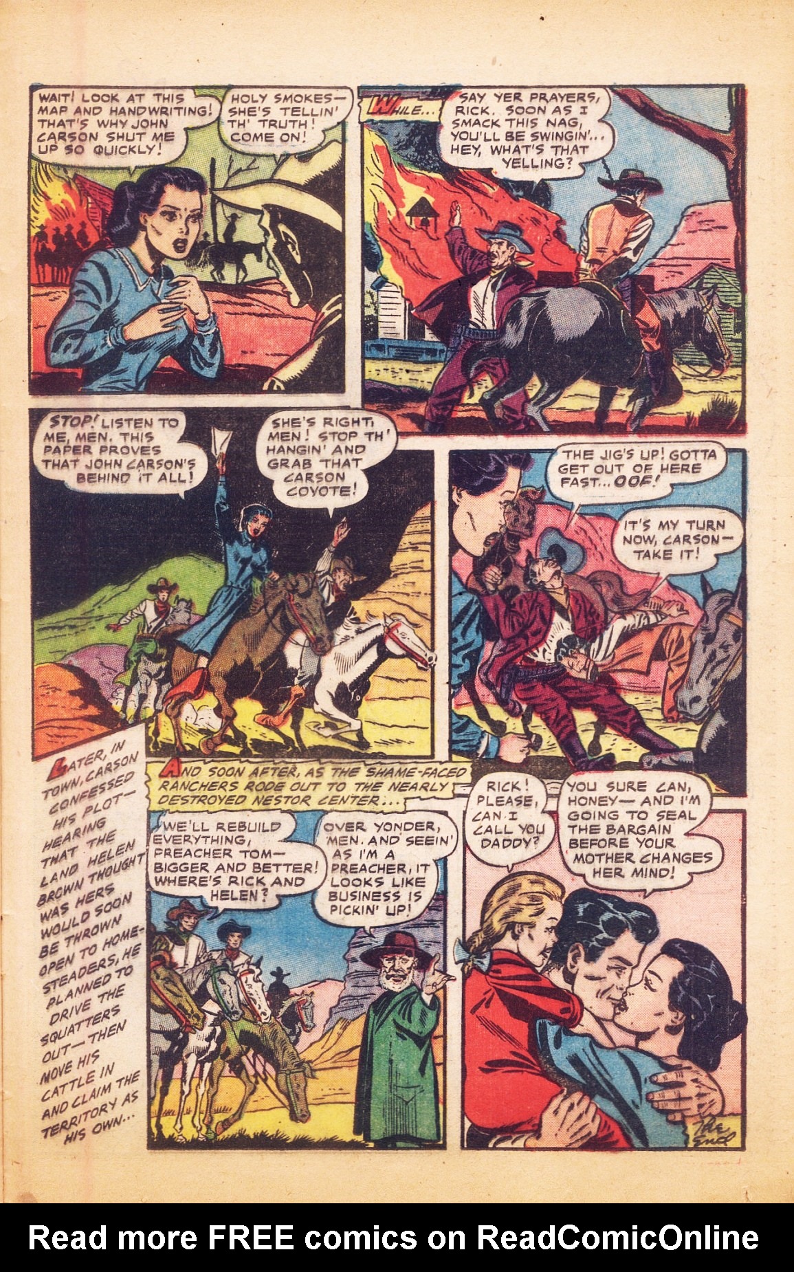 Read online Cowgirl Romances (1950) comic -  Issue #9 - 25