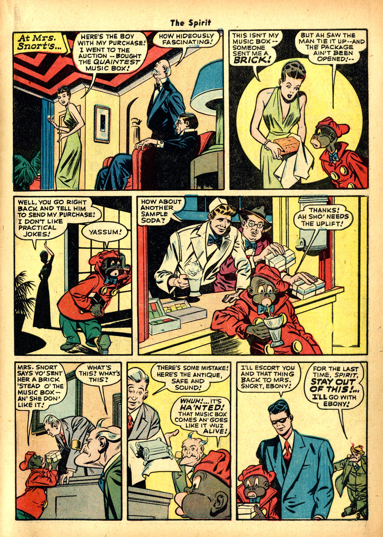 Read online The Spirit (1944) comic -  Issue #6 - 5