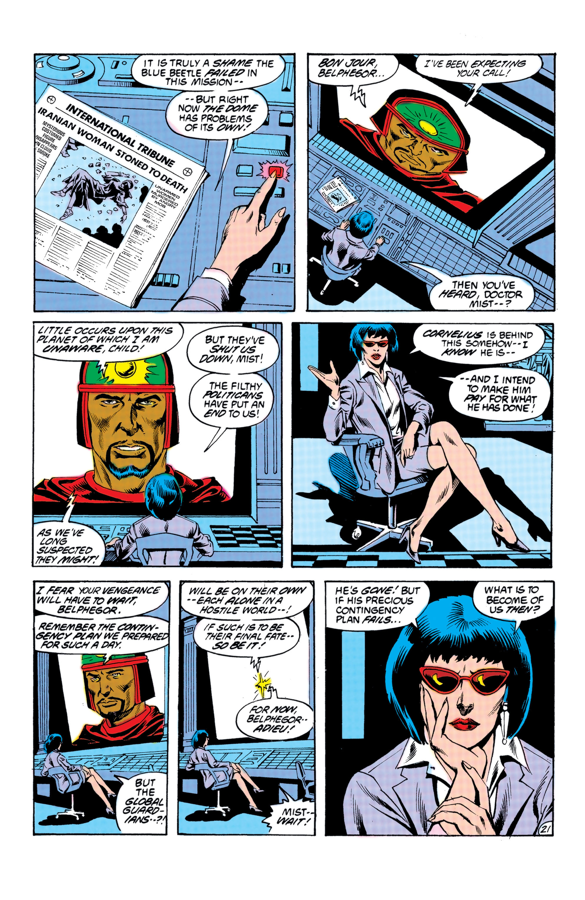 Read online Blue Beetle (1986) comic -  Issue #20 - 22