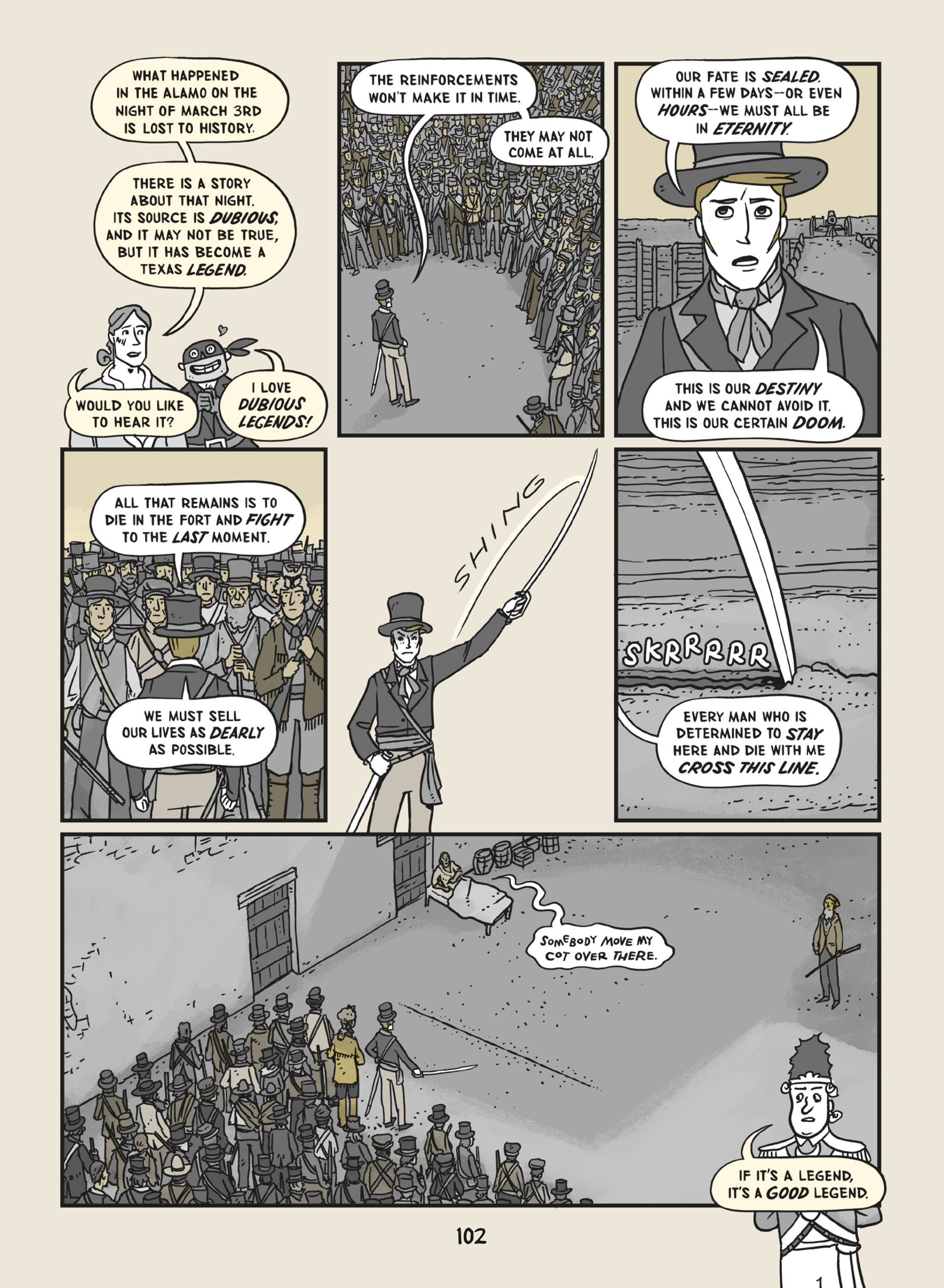 Read online Nathan Hale's Hazardous Tales comic -  Issue # TPB 6 - 104