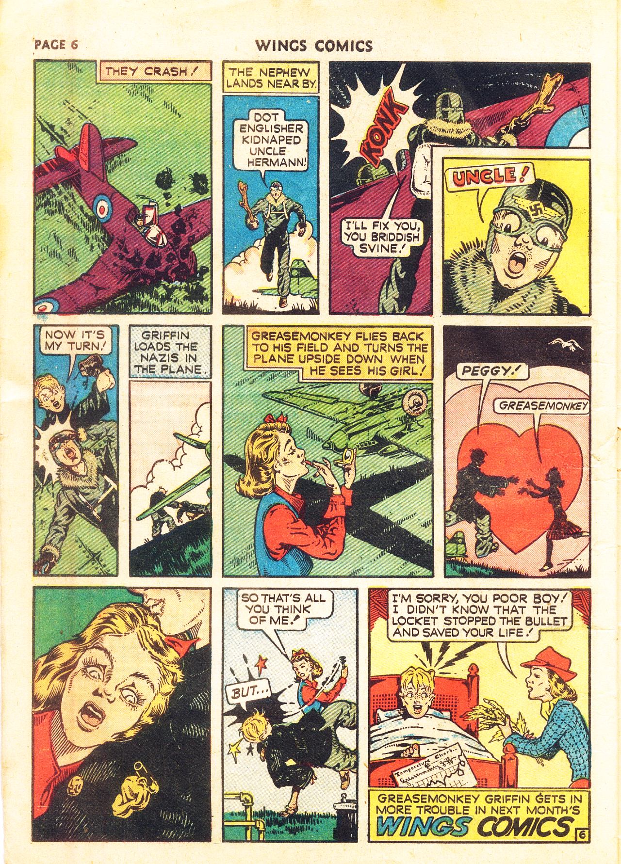 Read online Wings Comics comic -  Issue #11 - 8