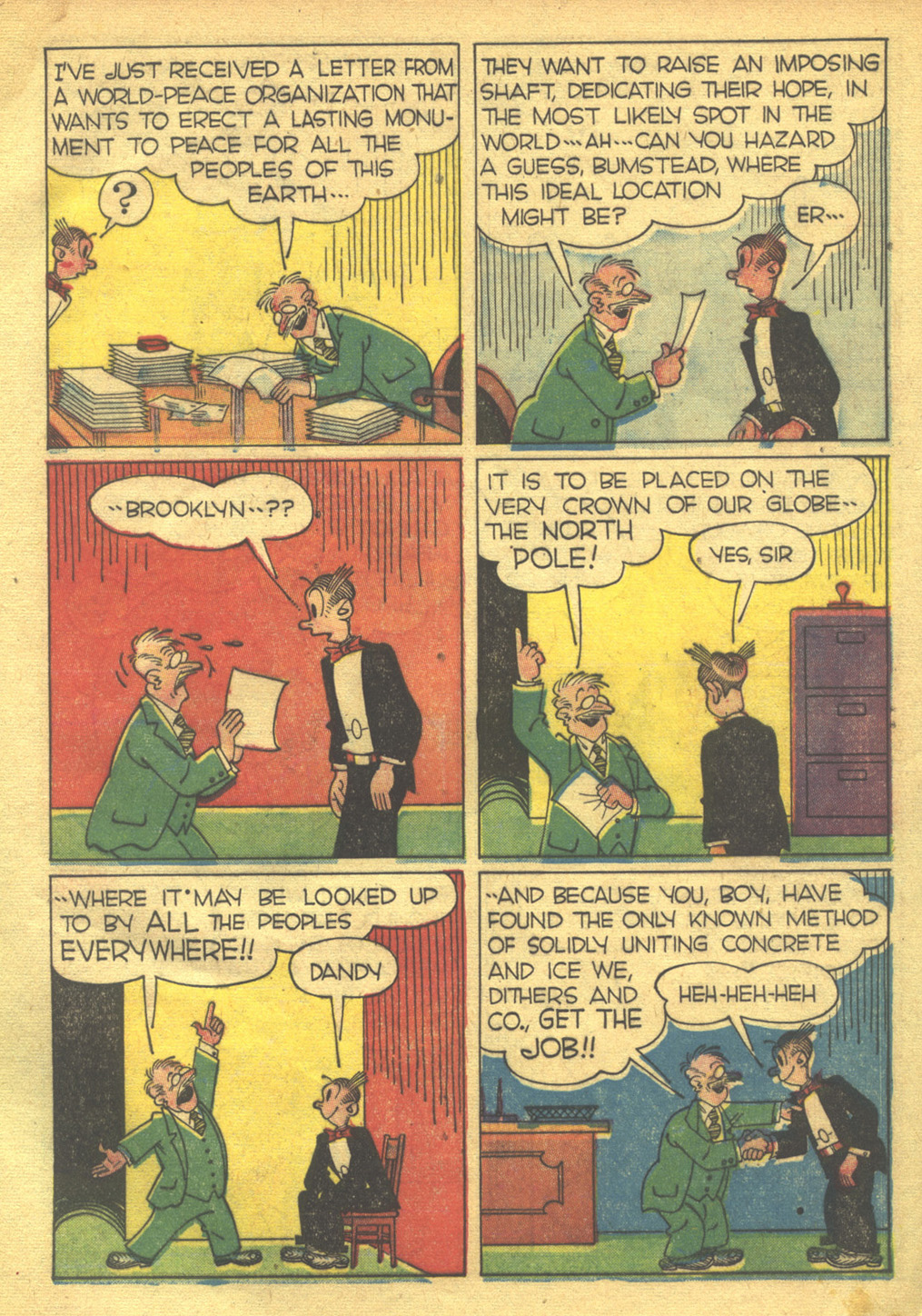 Read online Blondie Comics (1947) comic -  Issue #4 - 5