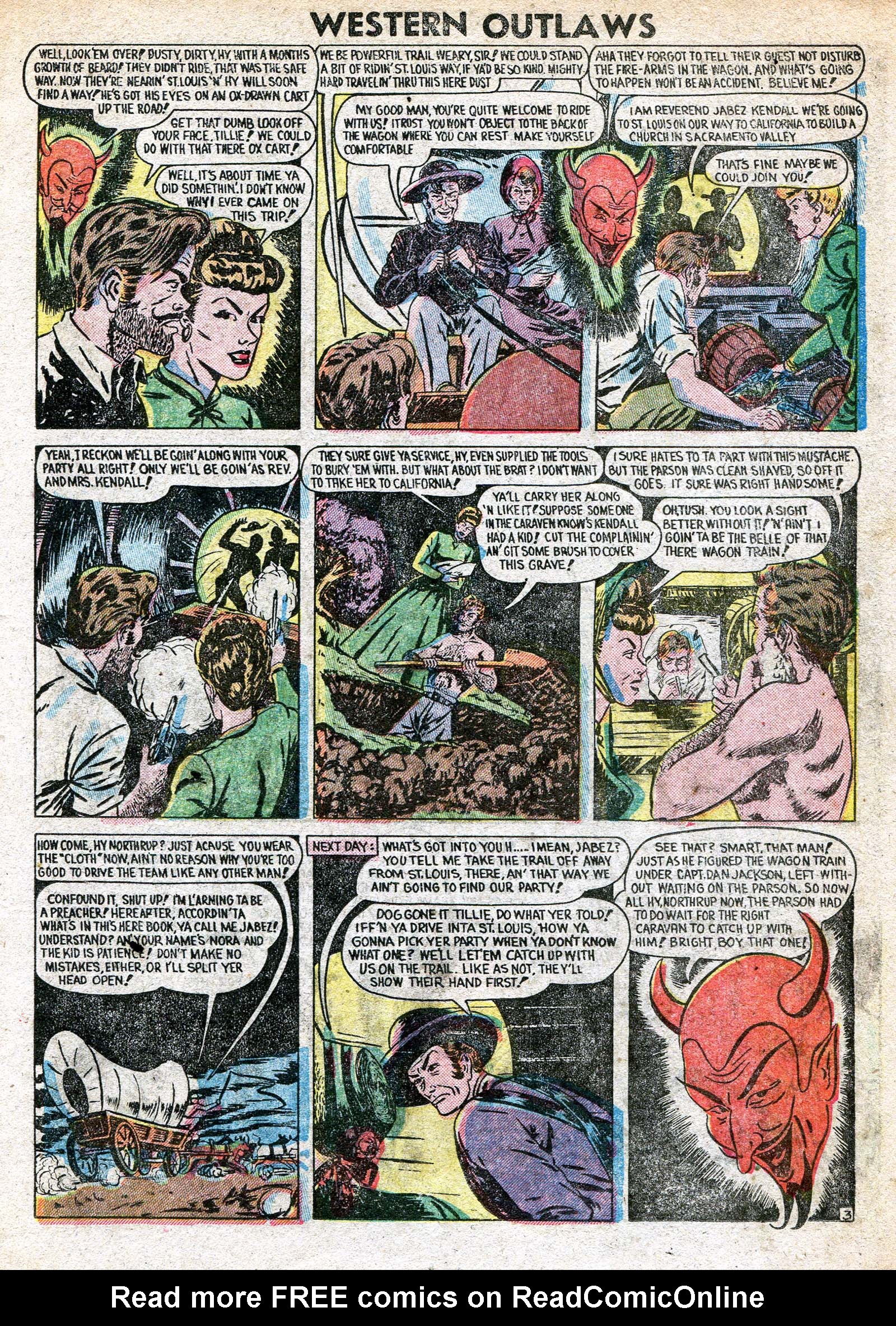 Read online Western Outlaws (1948) comic -  Issue #19 - 14