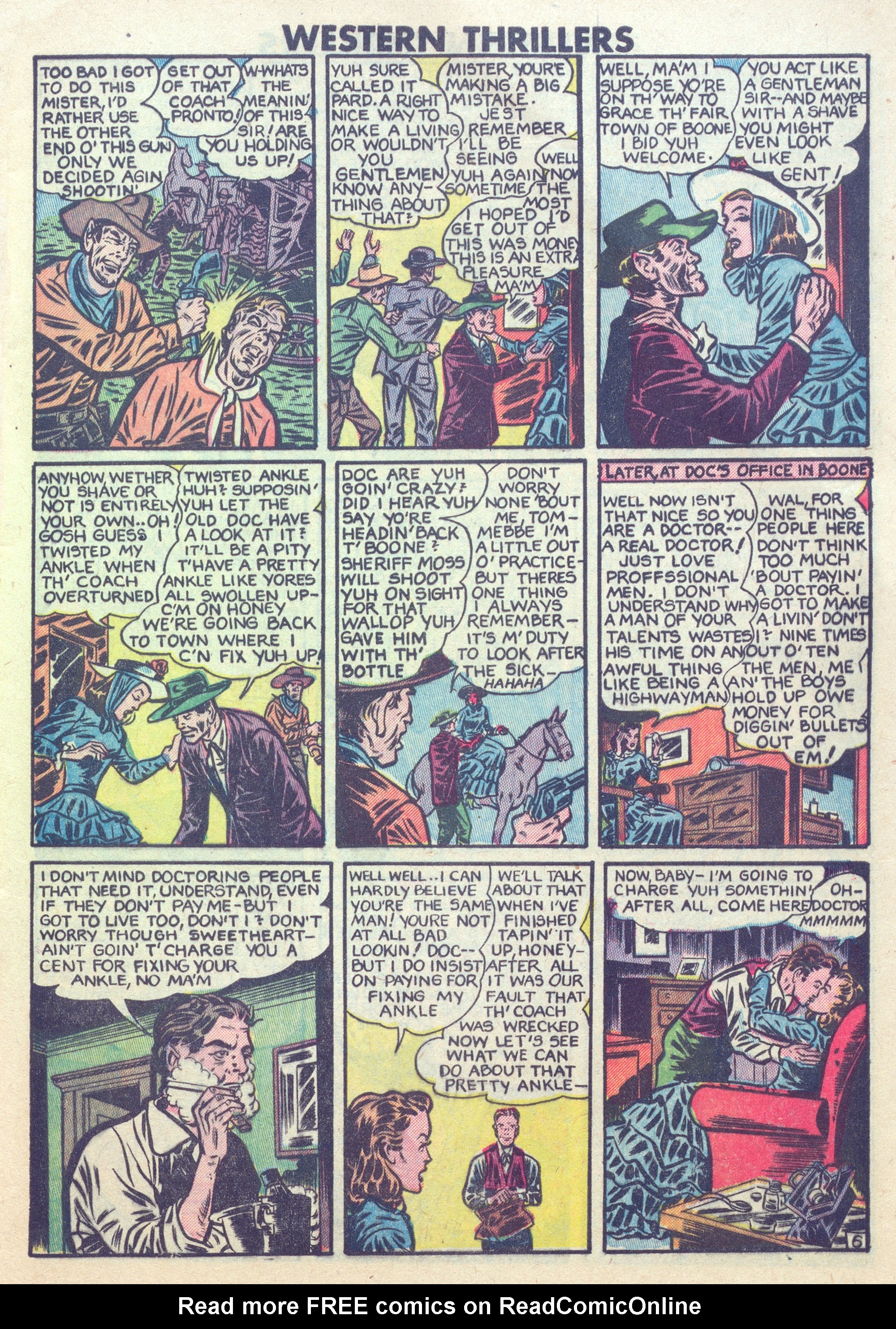 Read online Western Thrillers (1948) comic -  Issue #6 - 7