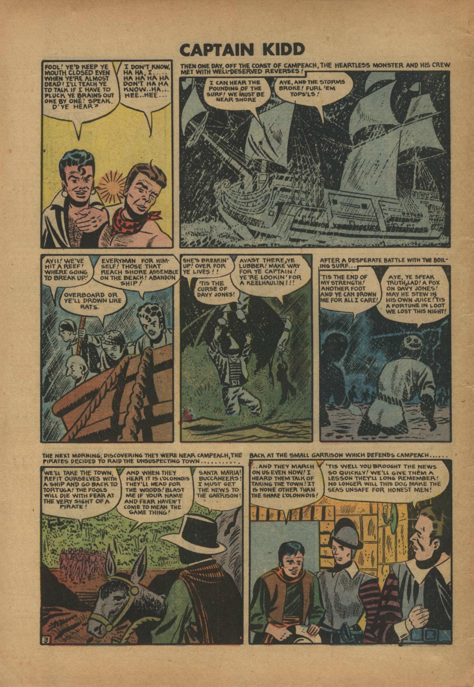 Read online Captain Kidd comic -  Issue #25 - 4