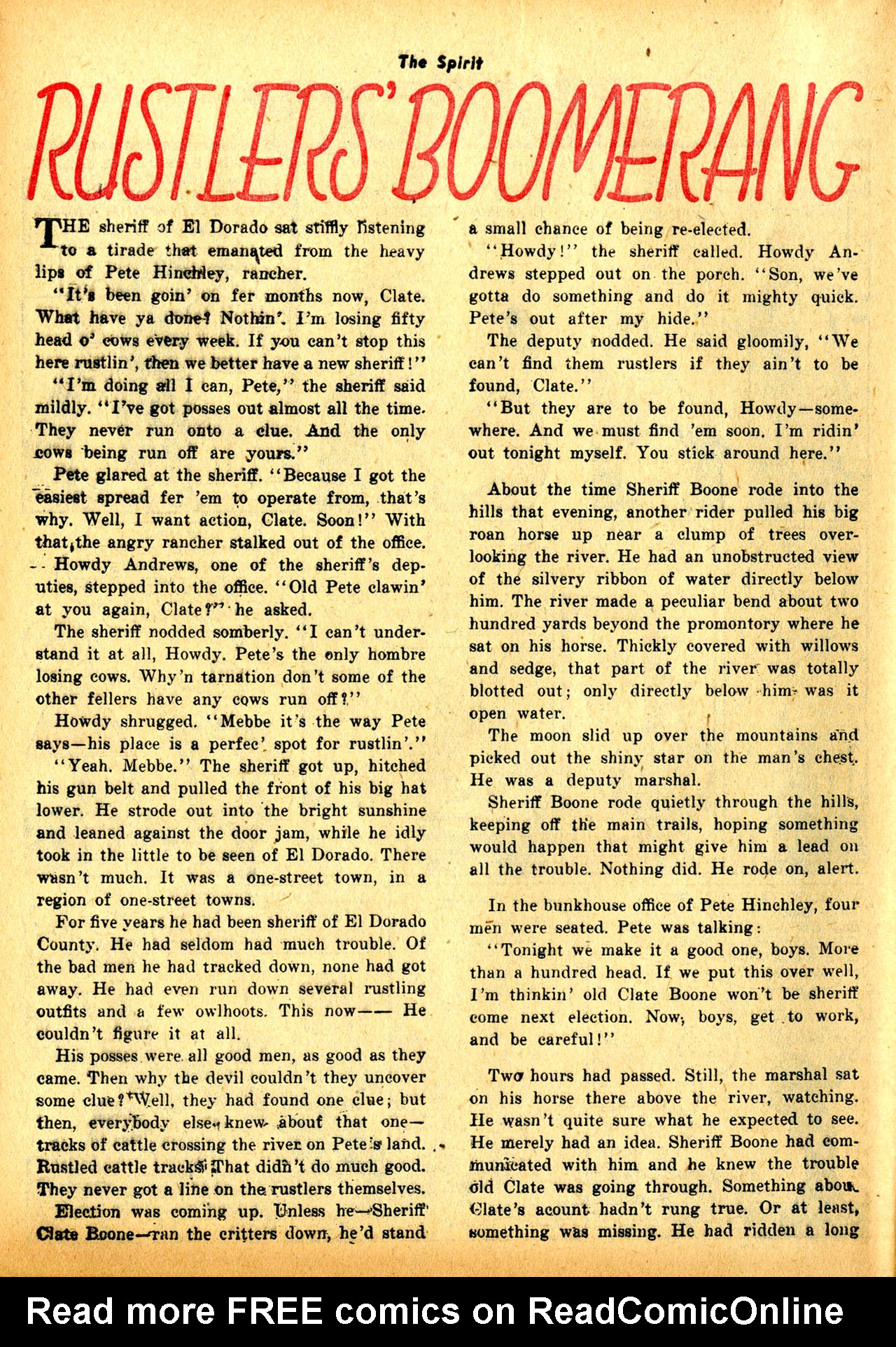 Read online The Spirit (1944) comic -  Issue #6 - 40